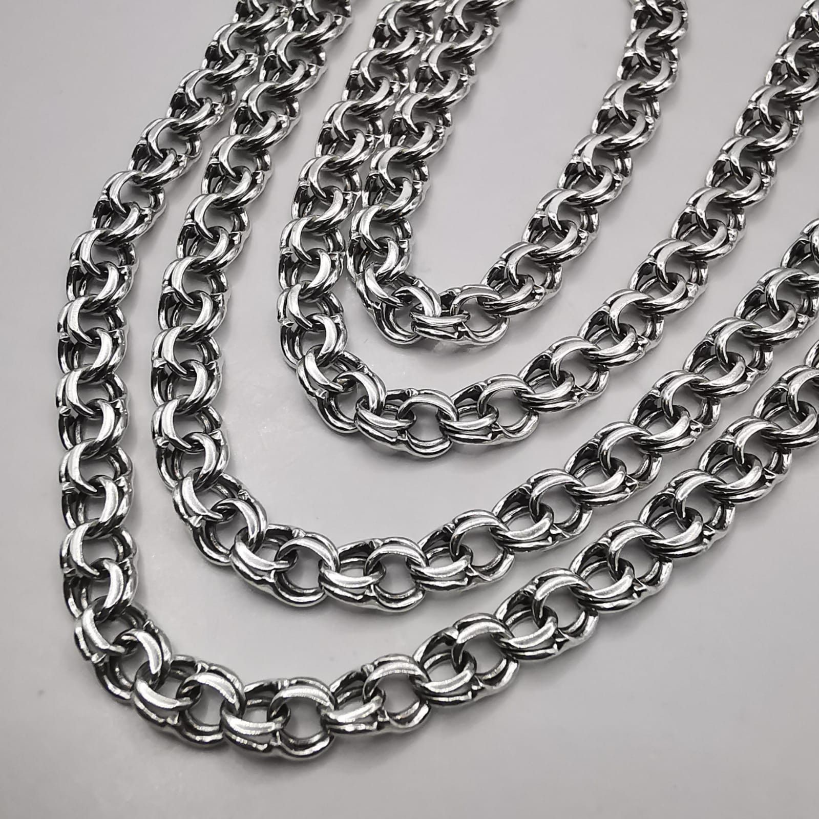 Sterling Silver Vintage Jewelry Chain,925 Sterling Silver,Signed 15,13g Size ONE SIZE - 2 Thumbnail