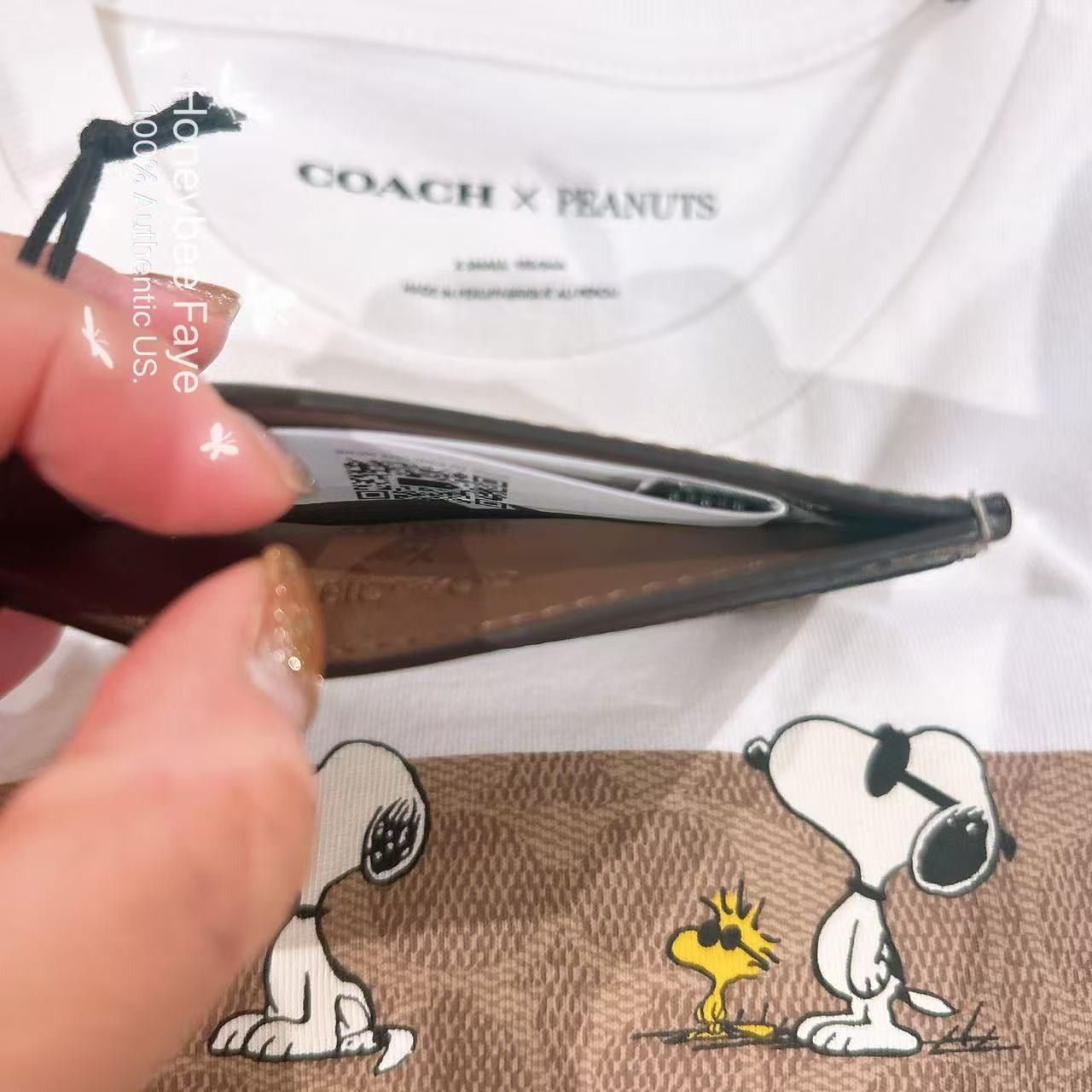 Coach Coach X Peanuts Slim Id Card Case With Snoopy Print CBK55 Size ONE SIZE - 3 Thumbnail