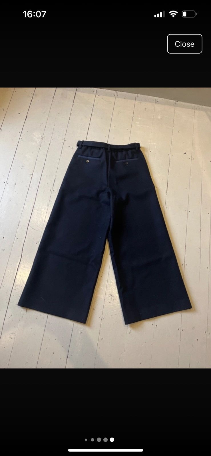 Sacai Sacai wide leg trousers Size US 32 / EU 48 - 8 Thumbnail