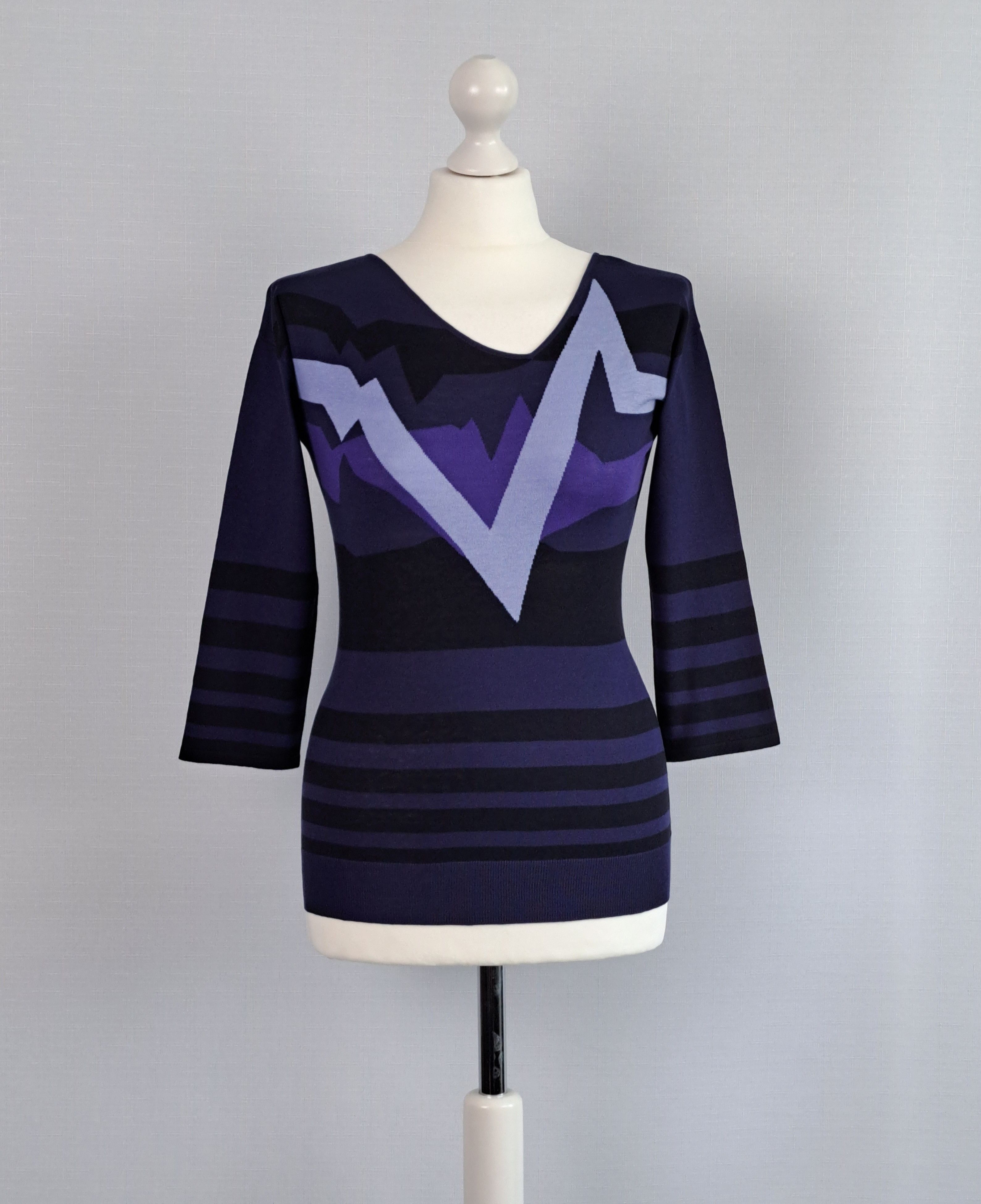 Marithe + Francois Girbaud × Vintage Vtg Marithe Francois Girbaud silk/cotton t-shirt. Size XS / US 0-2 / IT 36-38 - 1 Thumbnail