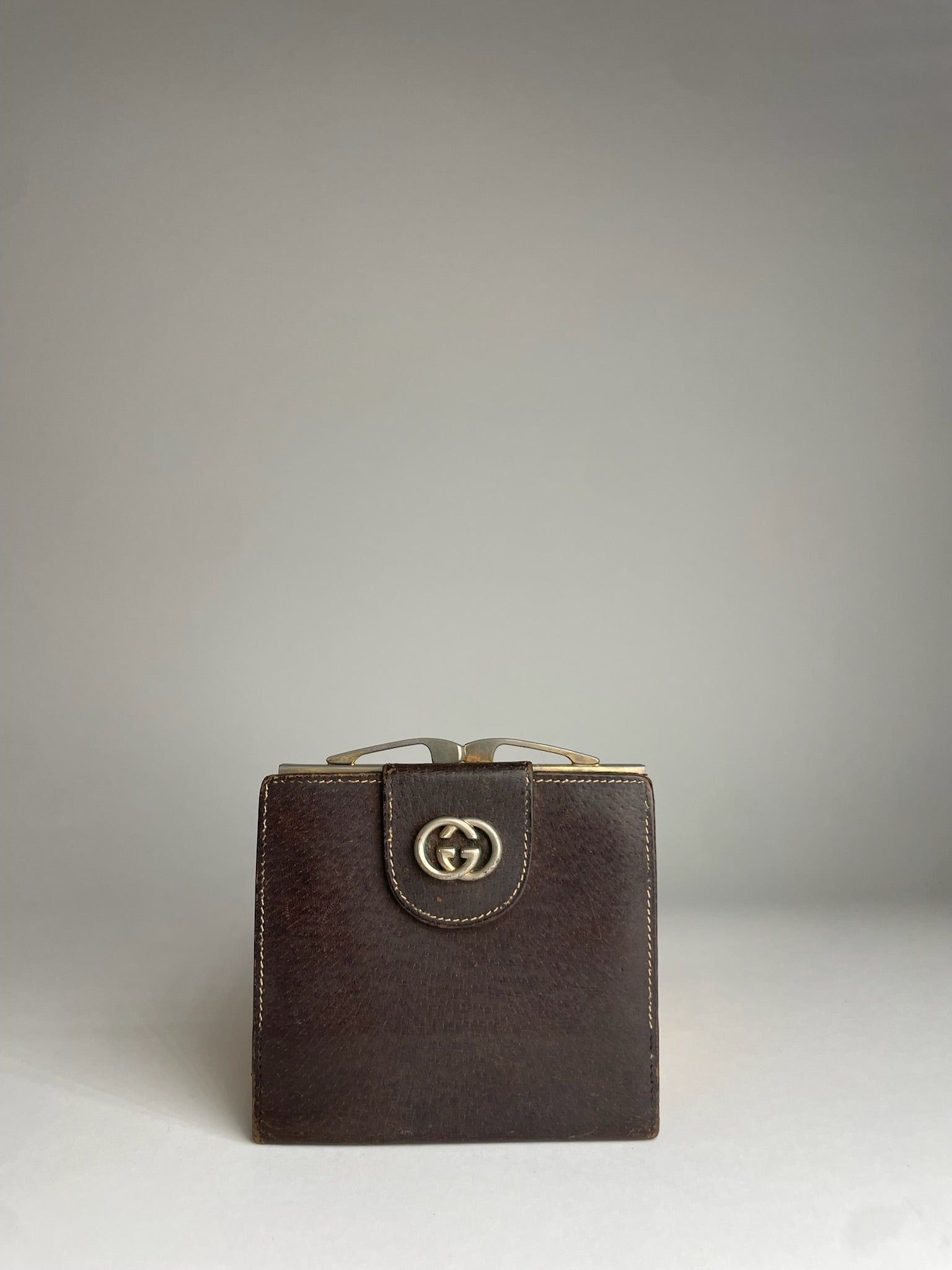 Gucci Vintage Marmont Leather Wallet Brown Size ONE SIZE - 1 Thumbnail