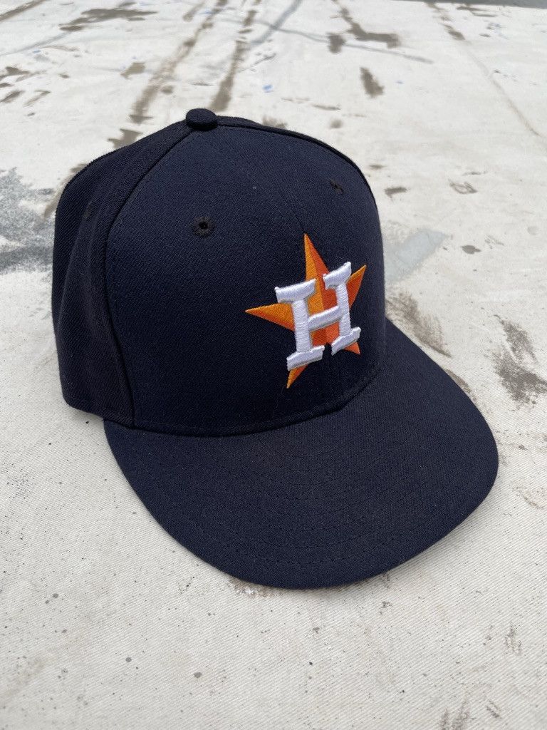 MLB × New Era New Era Houston Astros Navy Fitted Cap Size ONE SIZE - 2 Thumbnail