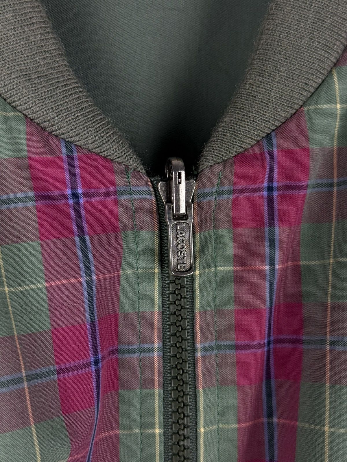 Lacoste Chemise Lacoste Vintage Reversible Bomber Jacket Size US M / EU 48-50 / 2 - 8 Thumbnail