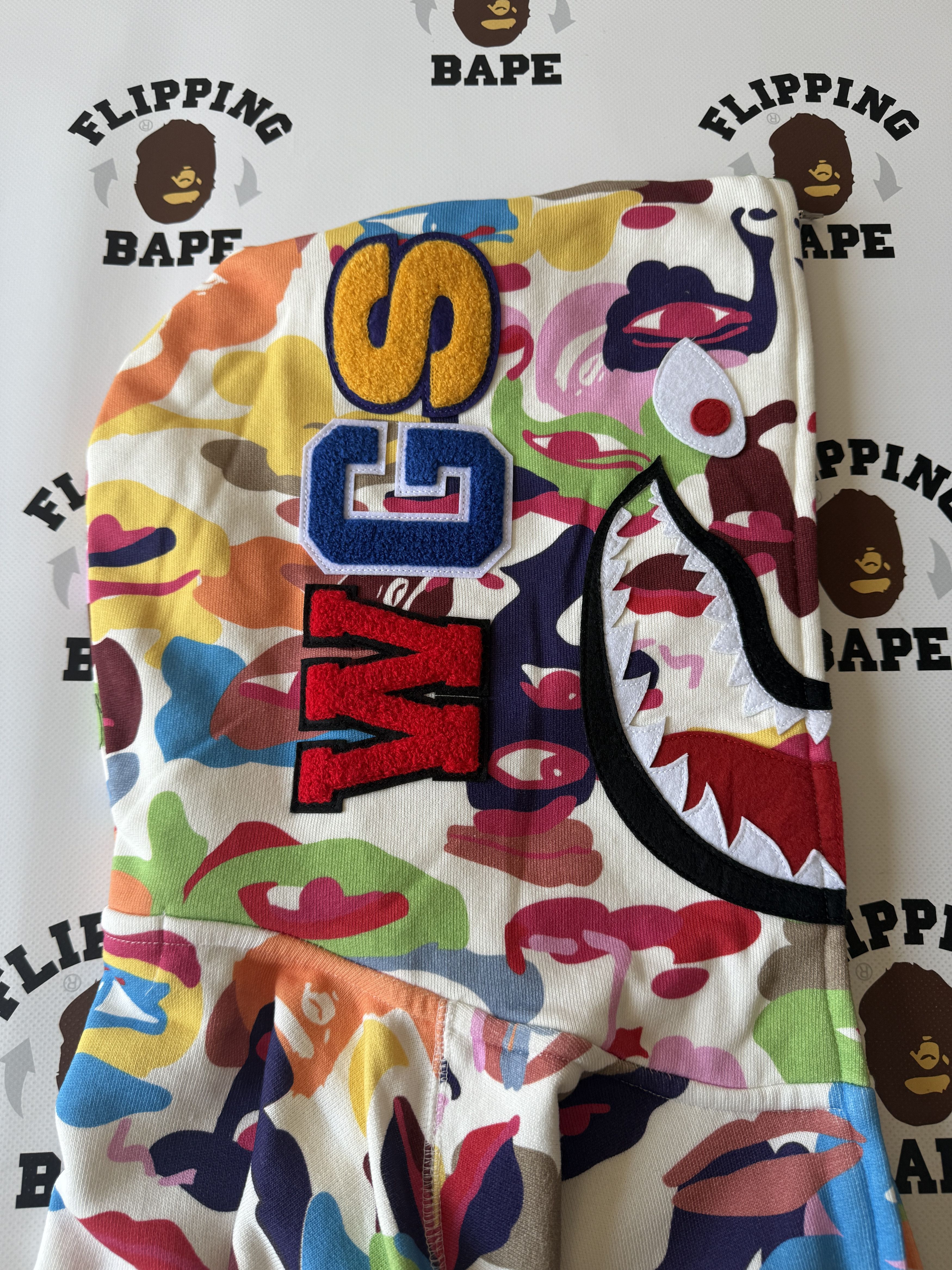 Bape × KidSuper BAPE X KIDSUPER CAMO SHARK FULL ZIP HOODIE Size US M / EU 48-50 / 2 - 4 Thumbnail