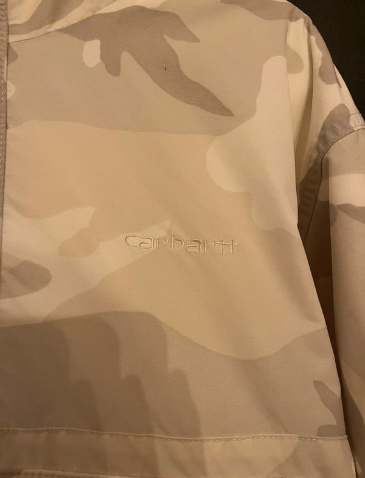 Carhartt Wip Carhartt WIP Camo Anorak Light Jacket – Beige / Desert Size M / US 6-8 / IT 42-44 - 3 Thumbnail