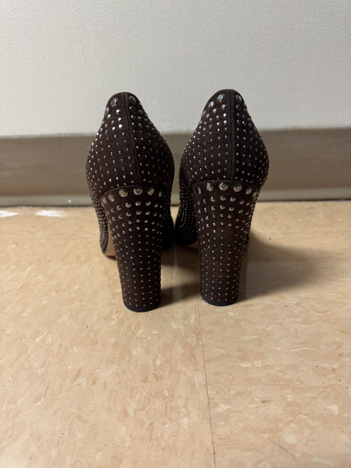 Prada Prada Crystal Heels Size US 9 / IT 39 - 3 Thumbnail