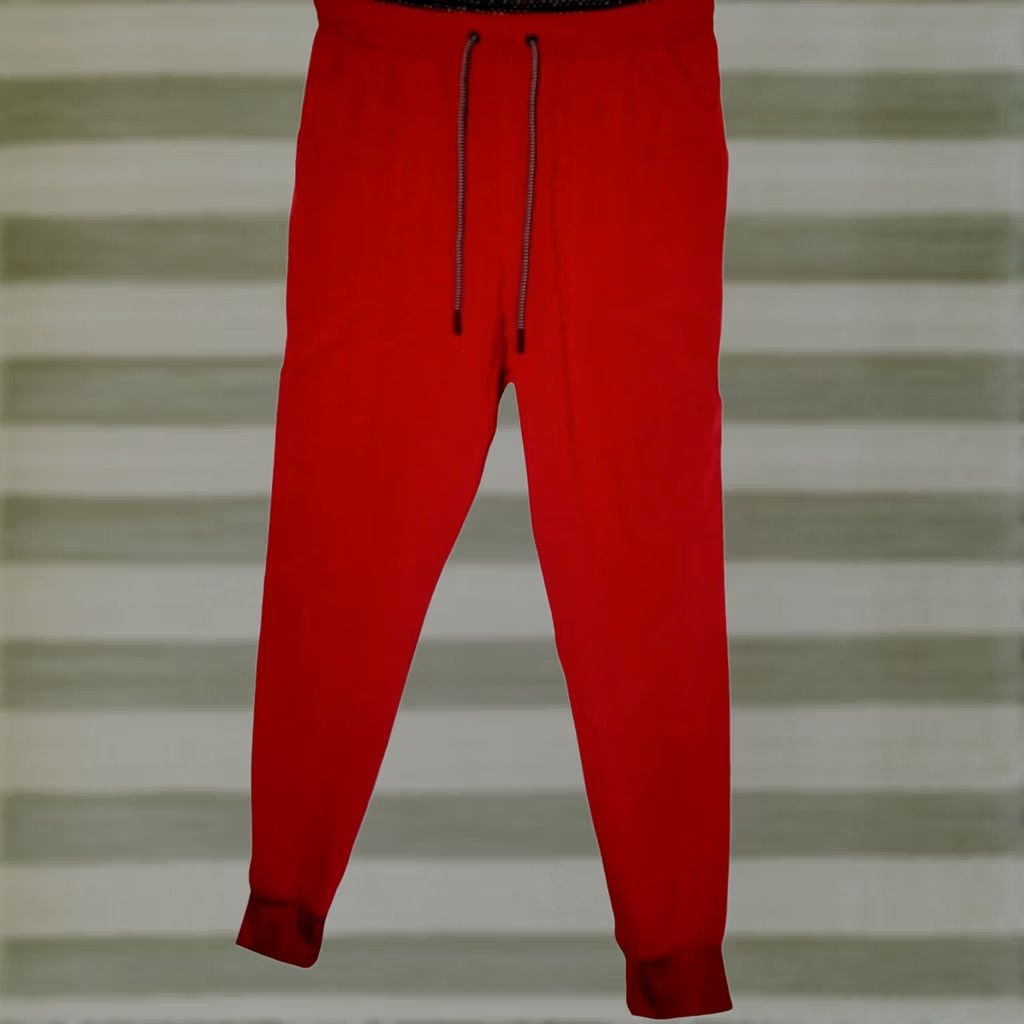 Koio Koi Scrub Pants Women S Regular Red Jogger Workwear 740R Stretch Size 28" / US 6 / IT 42 - 1 Thumbnail