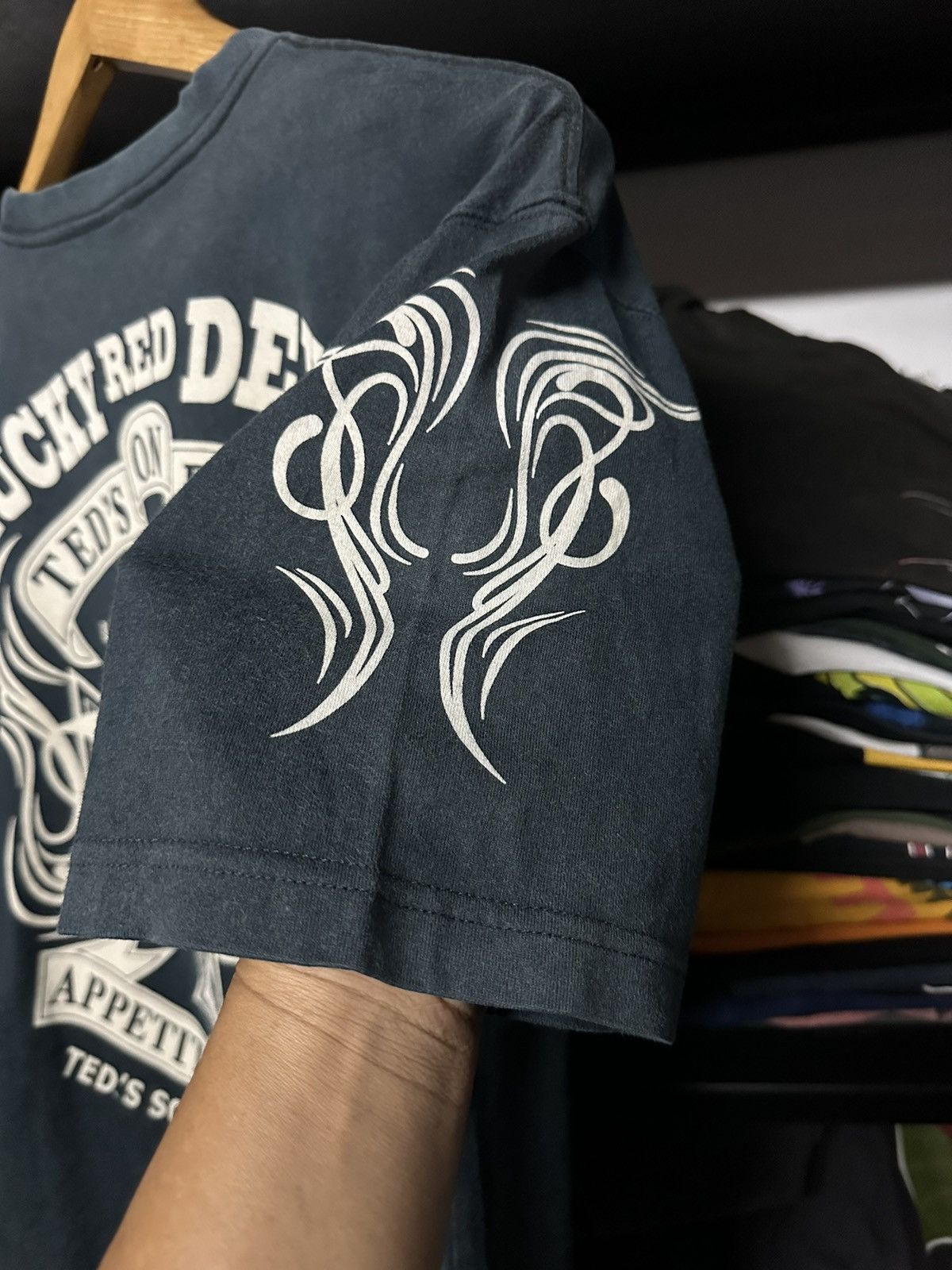 Tedman × Vintage Ted Company Appetite For Guitar Sun Faded Tee Size US L / EU 52-54 / 3 - 4 Thumbnail