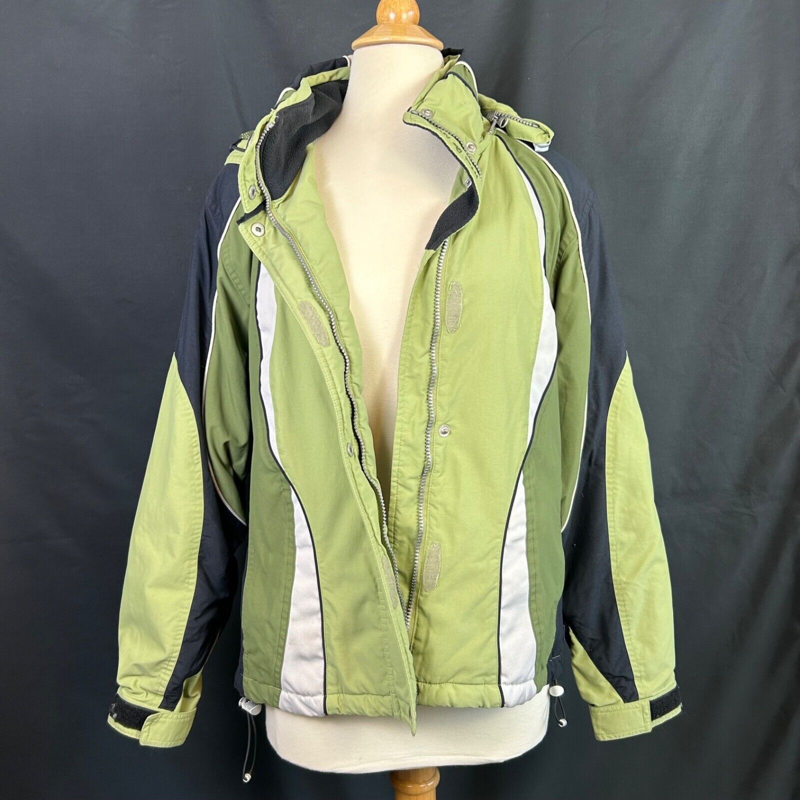 Tommy Hilfiger Y2K Women's Lrg Tommy Jeans Tommy Ski Team Ski Jacket Green Size L / US 10 / IT 46 - 1 Thumbnail