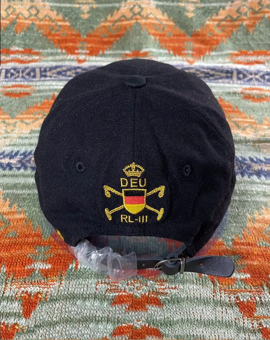 Polo Ralph Lauren Ralph Lauren Germany Flag Wool Leather Baseball Hat Cap Size ONE SIZE - 6 Thumbnail