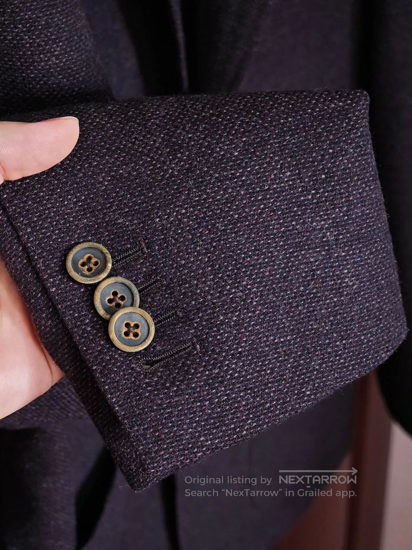 Japanese Brand Custom Italian Wool Blazer. Size US M / EU 48-50 / 2 - 4 Thumbnail