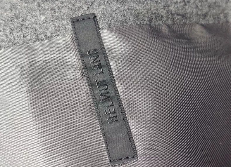 Helmut Lang HELMUT LANG size48 Gray wool double-breasted suit jacket Size 48L - 7 Thumbnail