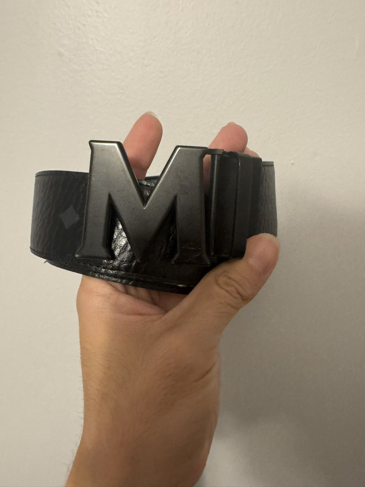 MCM MCM Belt Black Size 32 - 3 Thumbnail