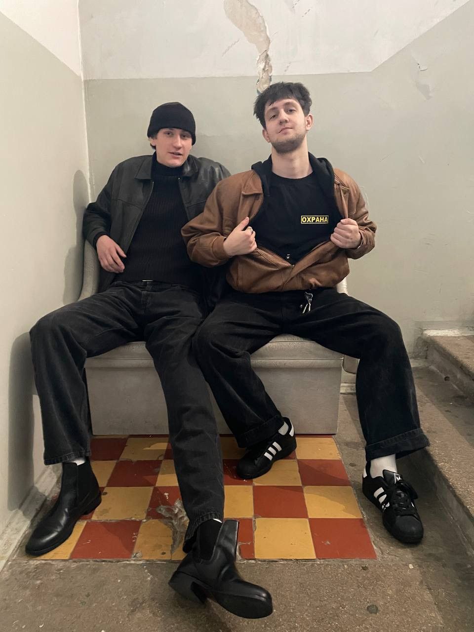 Other vintage security ОХРАНА Vetements style tee Size US L / EU 52-54 / 3 - 2 Thumbnail