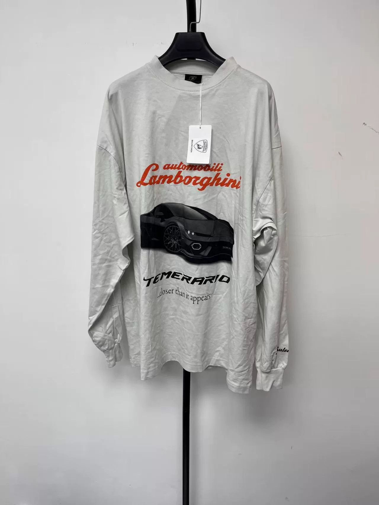 Balenciaga balenciaga x lamborghini long sleeve t-shirt Size US M / EU 48-50 / 2 - 1 Thumbnail