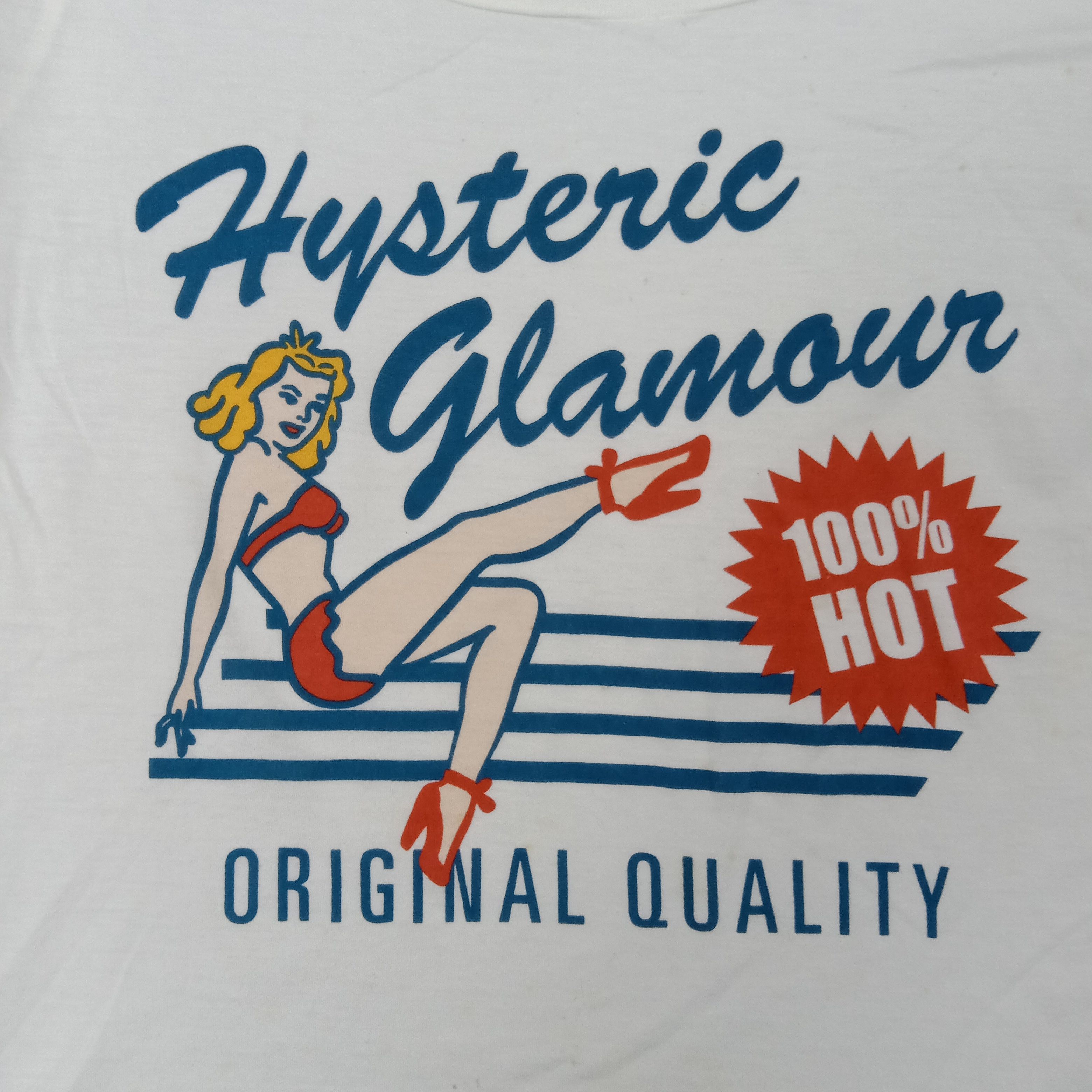 Hysteric Glamour × Japanese Brand × Vintage Hysteric Glamour Japanese Brand Parody Tshirt Size XS / US 0-2 / IT 36-38 - 2 Thumbnail