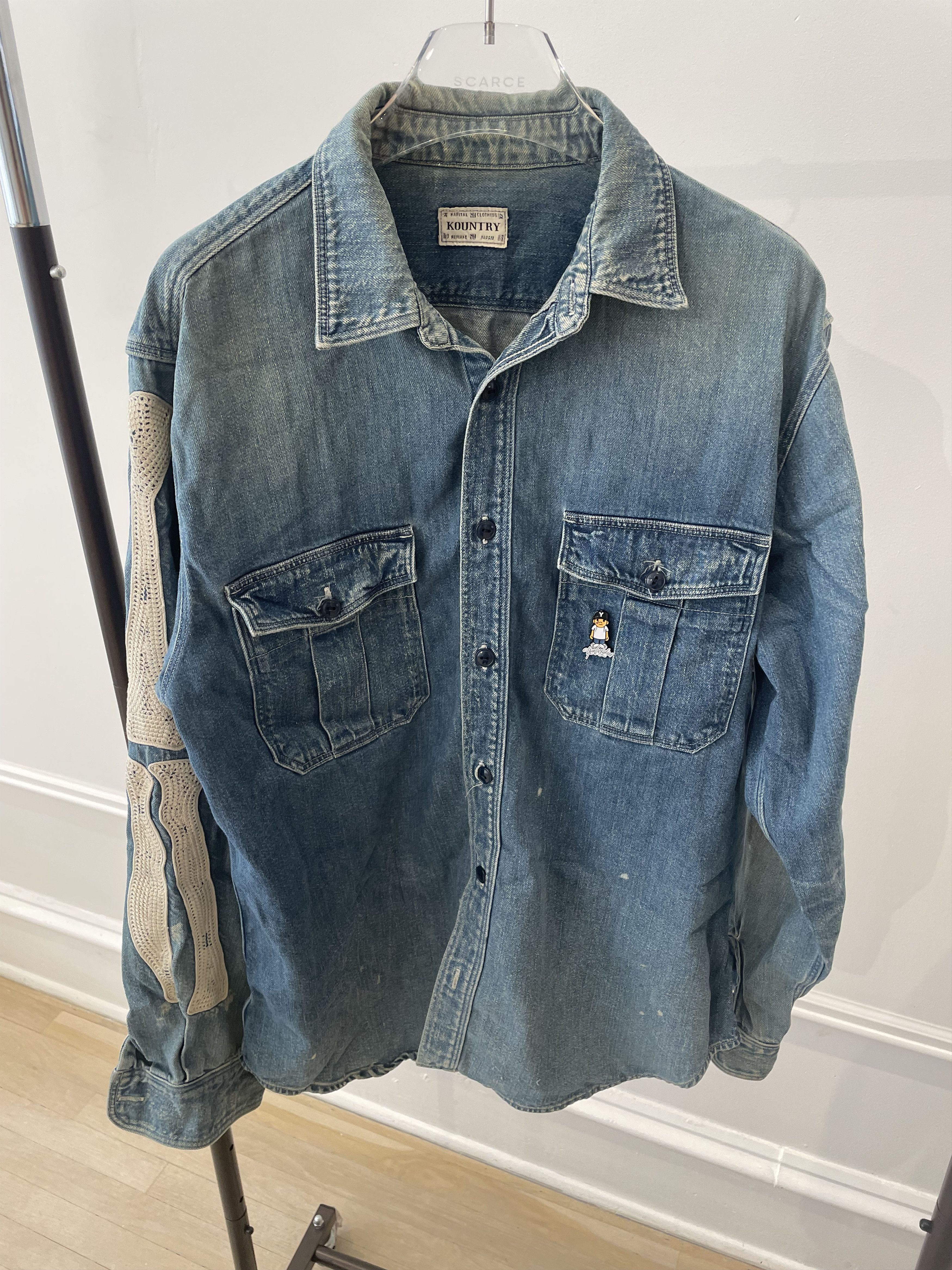 Kapital Bone Denim Shirt