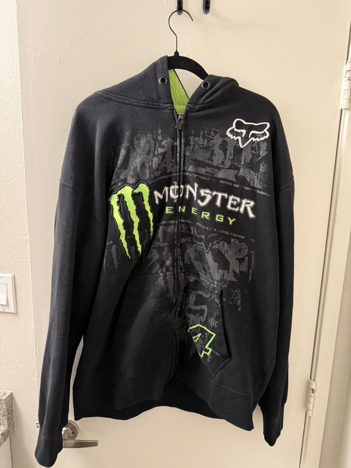 Fox Racing Fox Monster Energy collab Zip up Jacket Size US XXL / EU 58 / 5 - 1 Thumbnail