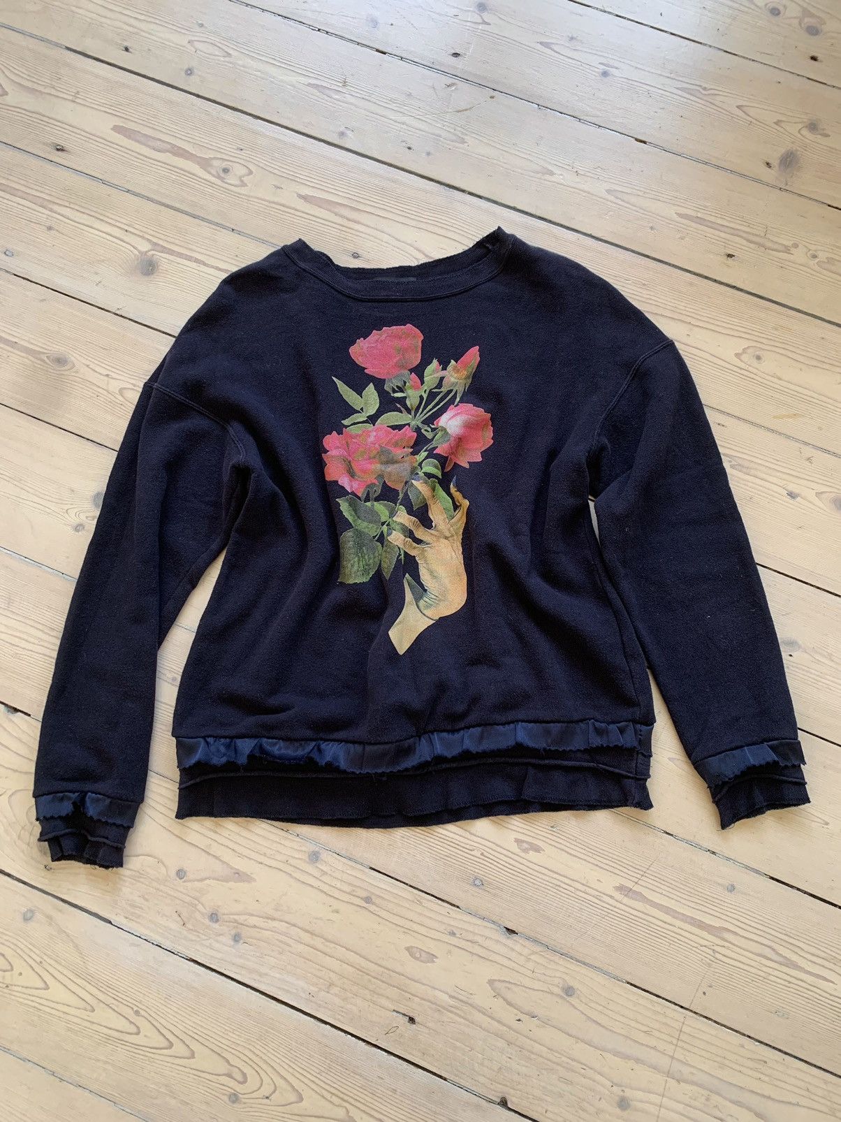 Jun Takahashi × Undercover Undercover Ghost Hand printed navy sweatshirt Size US M / EU 48-50 / 2 - 1 Thumbnail
