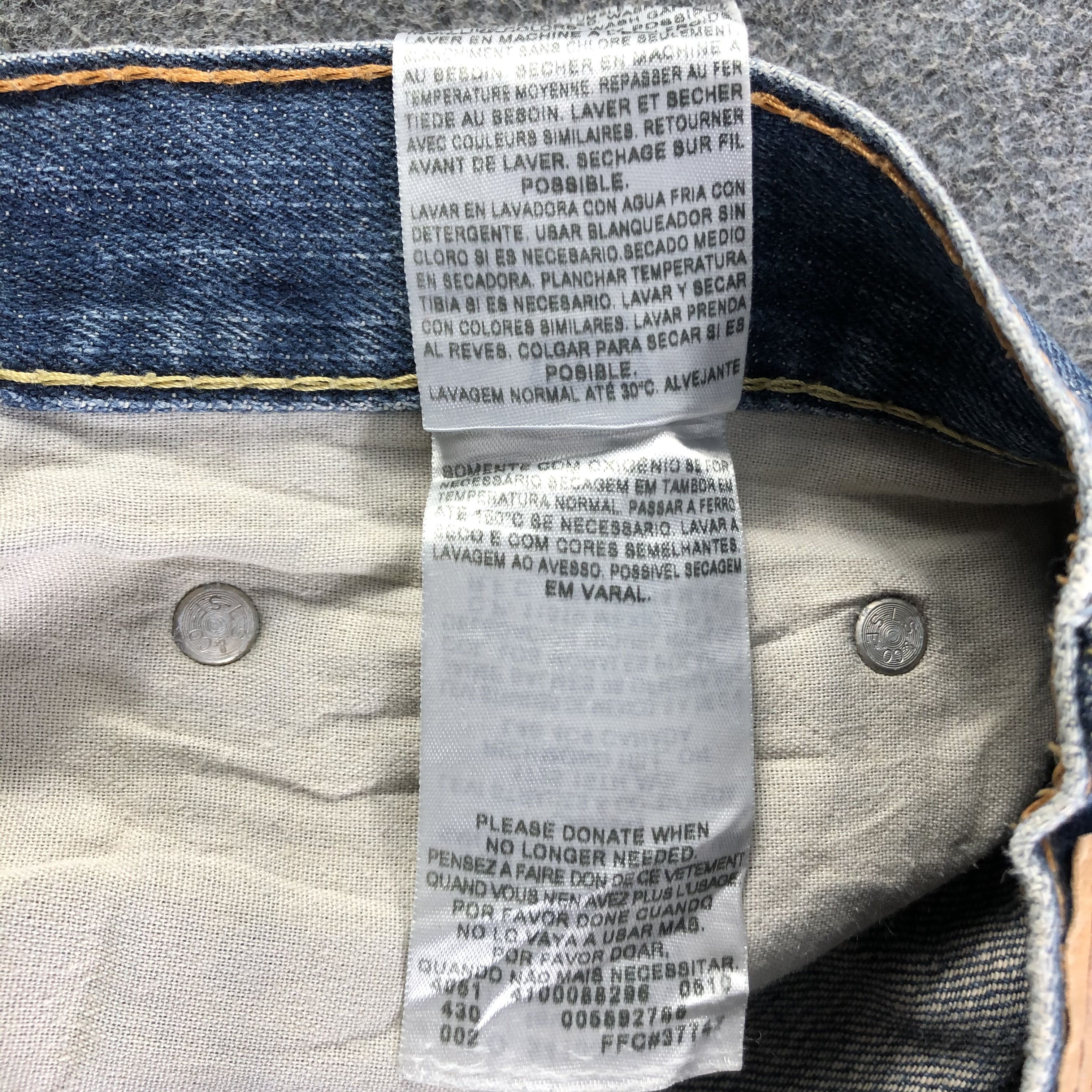 Levi's Vintage Blue Wash Levis 559 Jeans-J3025 Size US 38 / EU 54 - 11 Thumbnail