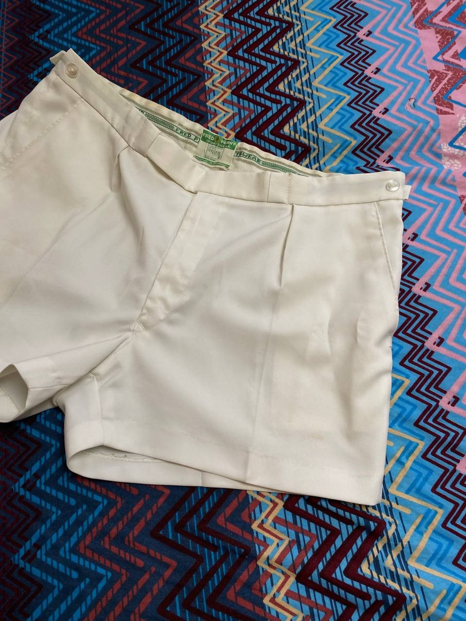 Fred Perry × Vintage Fred Perry Vintage White Tennis Shorts Men's Size US 38 / EU 54 - 15 Thumbnail