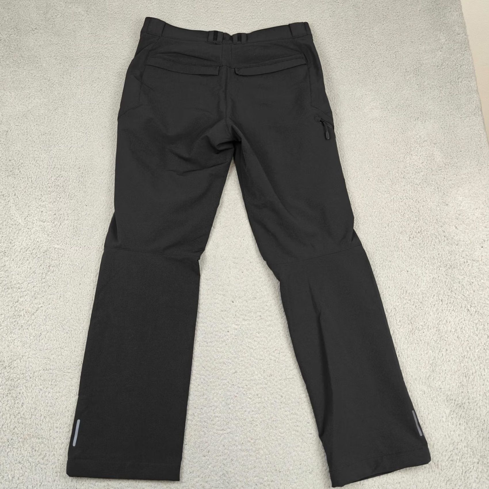 Jack Wolfskin Jack Wolfskin Pants Mens 34 Black Softshell Fleece Lined Hiking FLEXSHIELD Snow Size US 34 / EU 50 - 7 Thumbnail