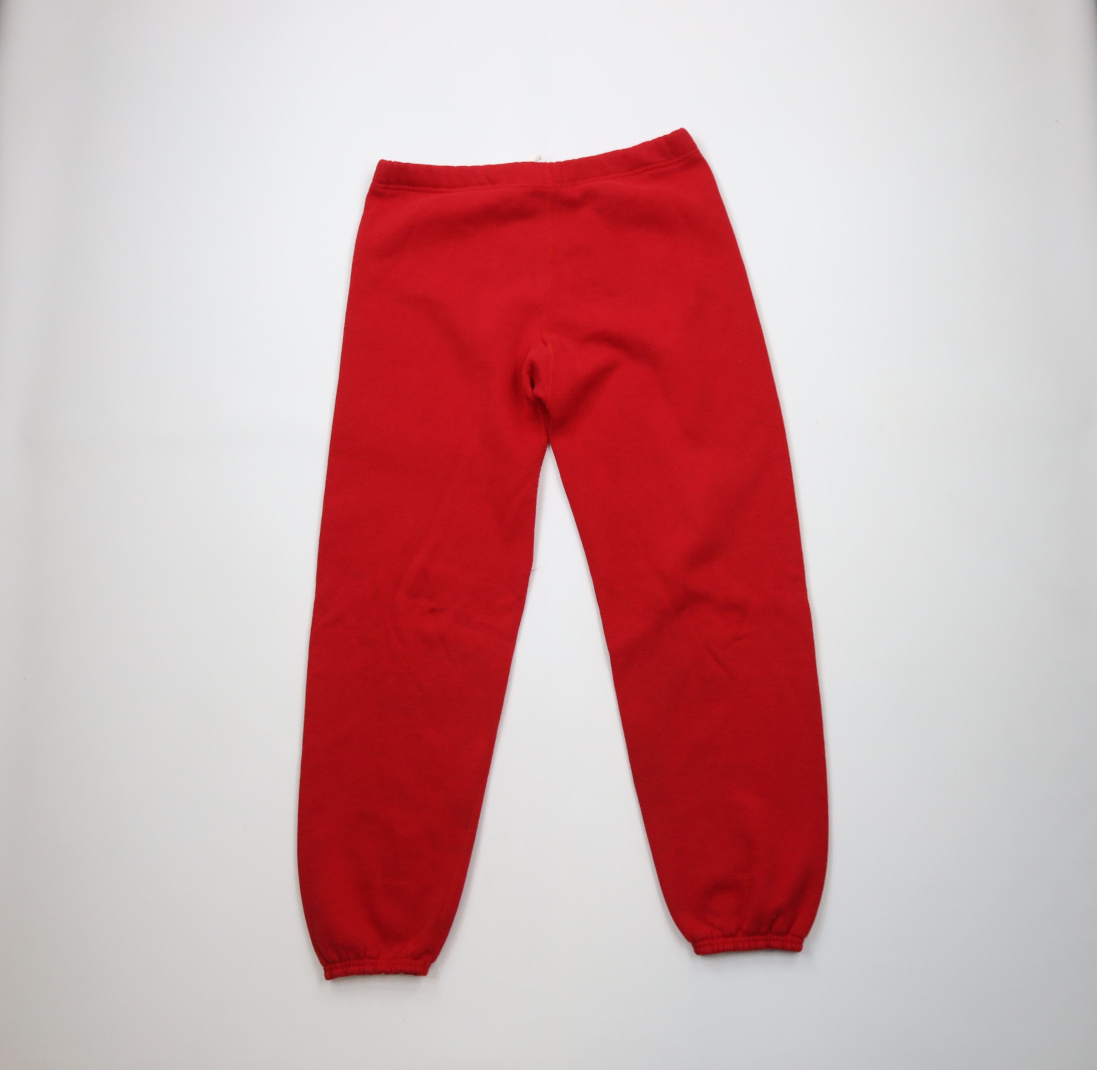 Vintage Vintage 80s 90s Streetwear Gusset Sweatpants Joggers USA Red Size US 36 / EU 52 - 10 Thumbnail