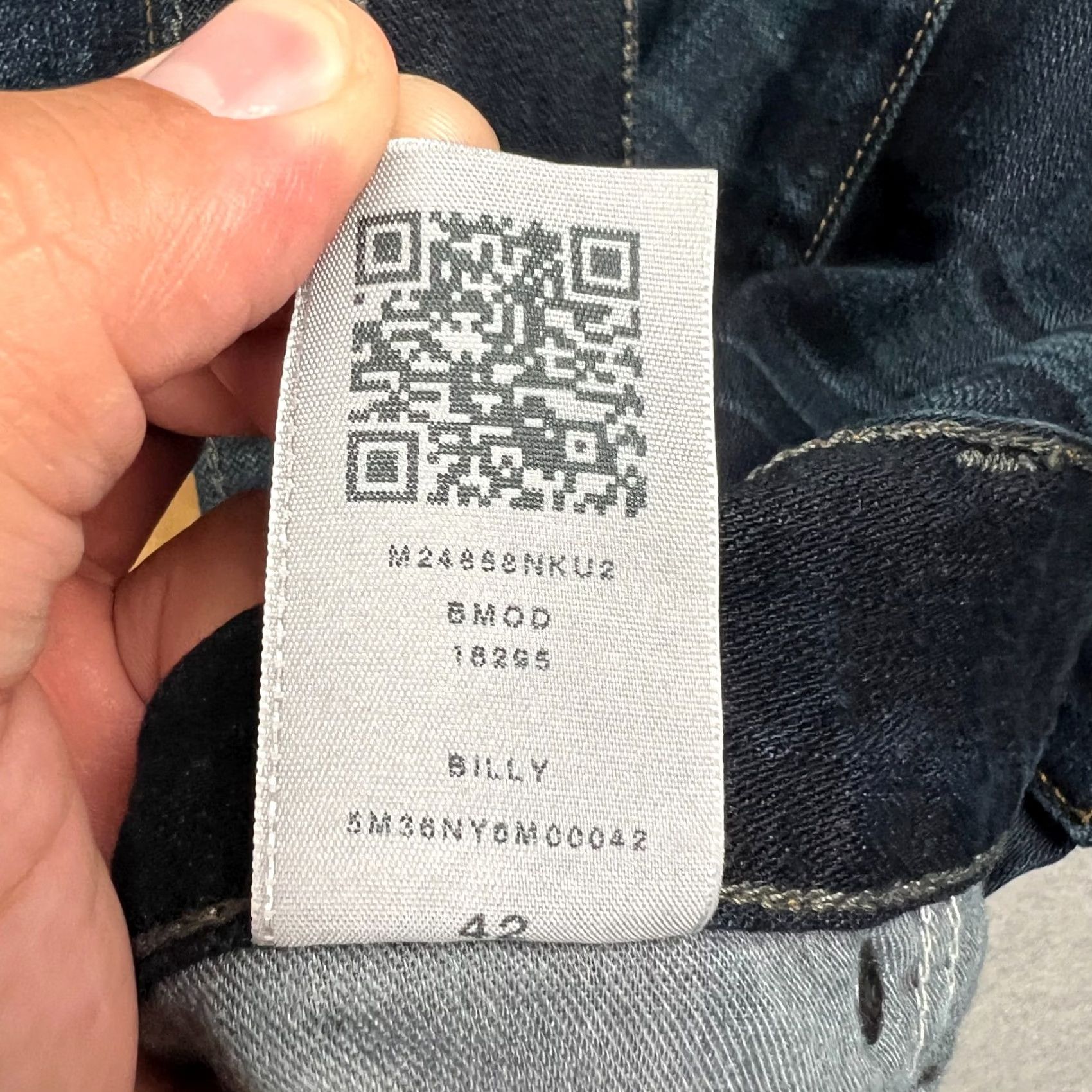 True Religion True Religion Billy Bootcut Jeans 42x35 Mens Blue USA Made Flap Pockets Pants Size US 42 / EU 58 - 7 Thumbnail