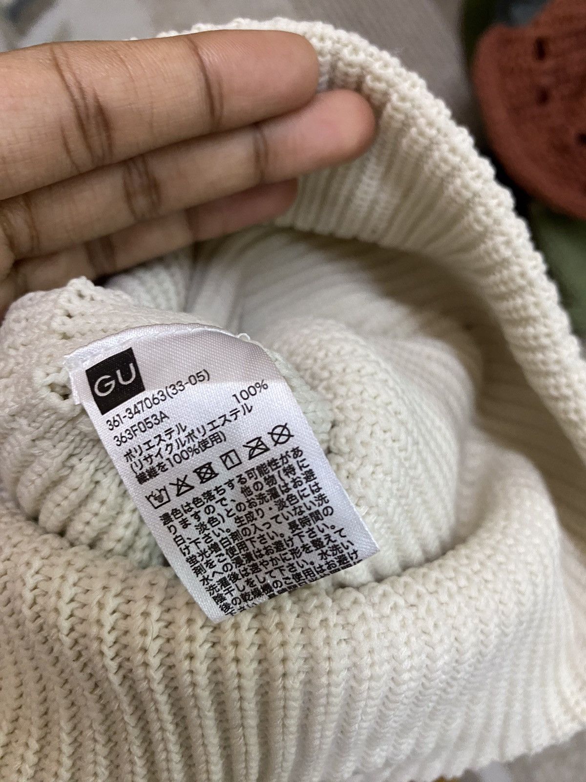 GU × Japanese Brand Japanese Brand Gu Plain Beanie Hat Size ONE SIZE - 5 Thumbnail