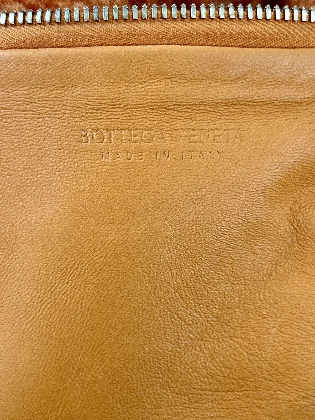 Bottega Veneta BOTTEGA VENETA Mini The Jodie - Orange Shearling Leather Bag Size ONE SIZE - 11 Thumbnail