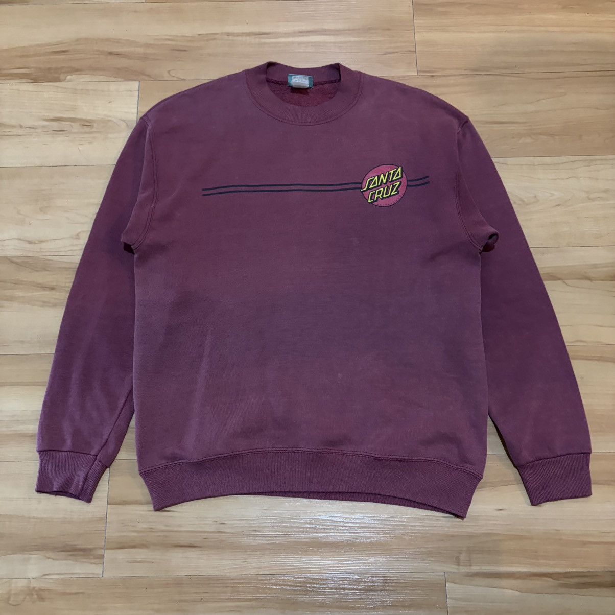 Santa Cruz Skateboards Vintage 90s Santa cruz skateboards sweatshirt Size US M / EU 48-50 / 2 - 1 Thumbnail