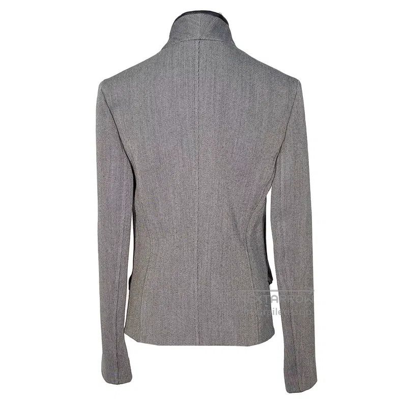 Hermes Hermes Leather-trimmed stand-up collar coat Size XS / US 0-2 / IT 36-38 - 2 Thumbnail