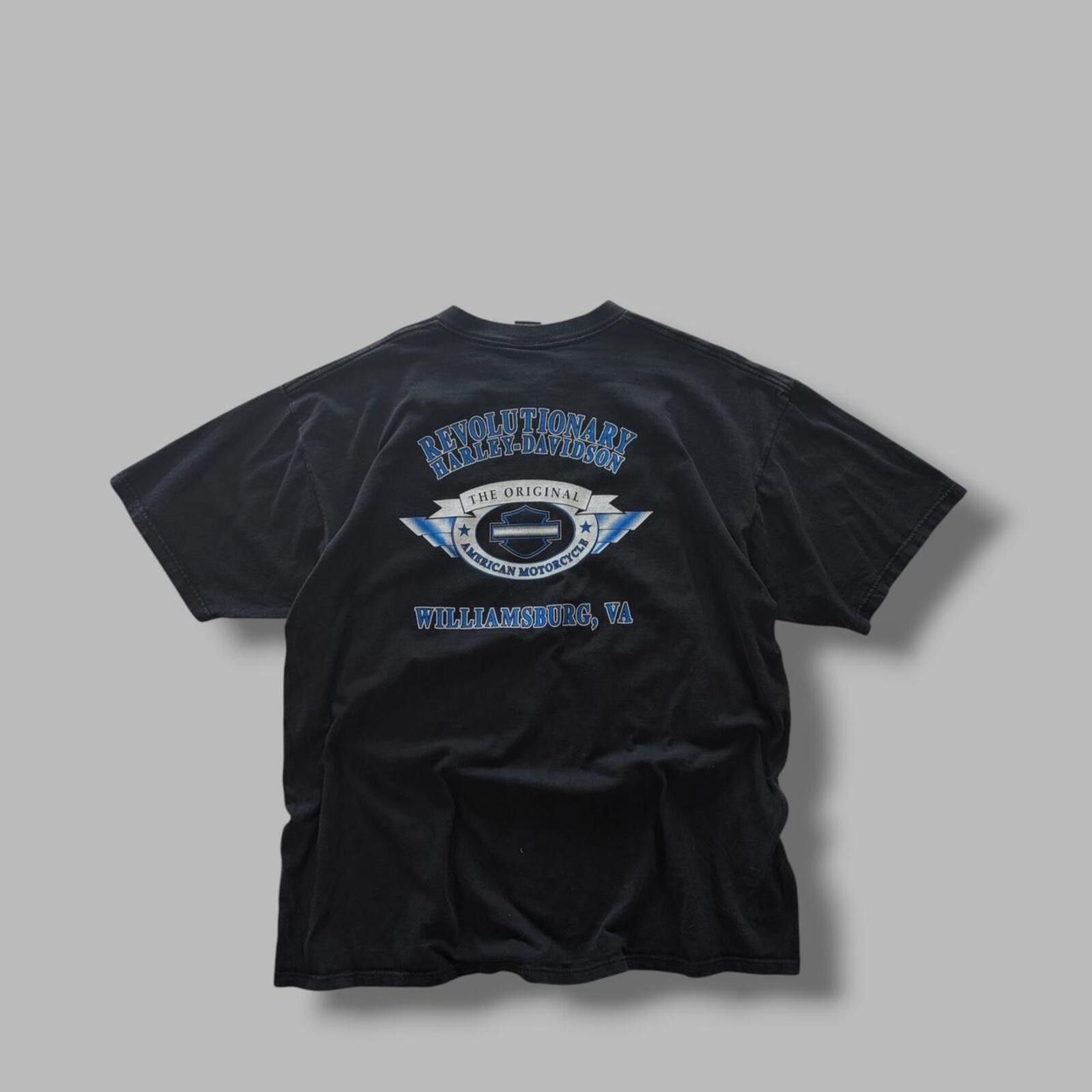 Harley Davidson 90s Harley-Davidson Williamsburg eagles tee Size US XL / EU 56 / 4 - 5 Thumbnail