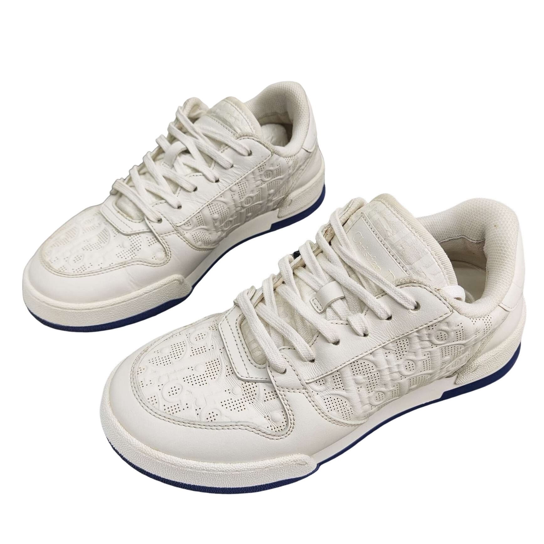 Dior Dior One Oblique Perforated Low-Top Sneakers 35.5 Size US 5.5 / IT 35.5 - 1 Thumbnail