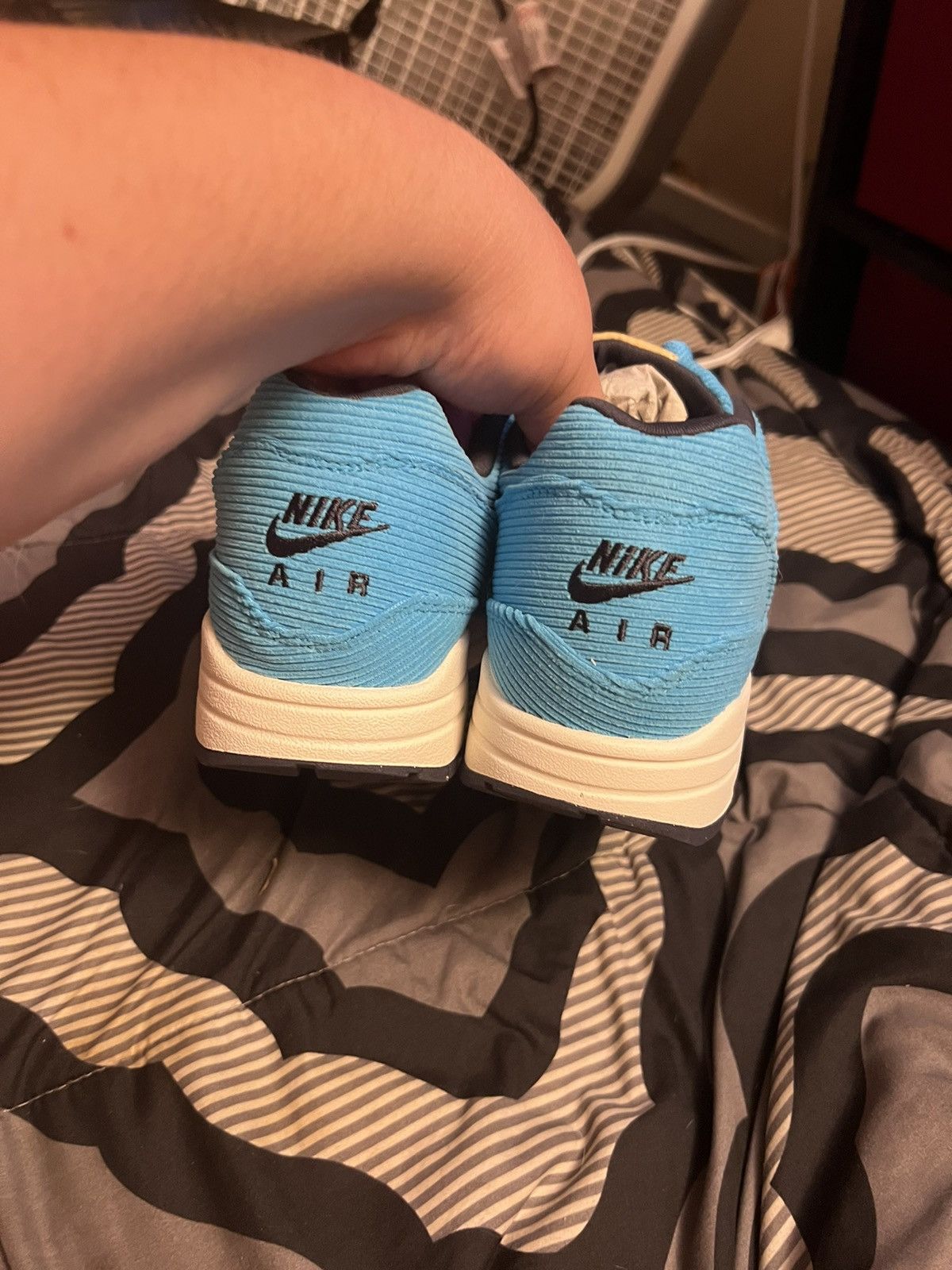 Nike Nike Air Max 1 Premium Corduroy Baltic Blue Size 10.5 US Size US 10.5 / EU 43-44 - 2 Thumbnail