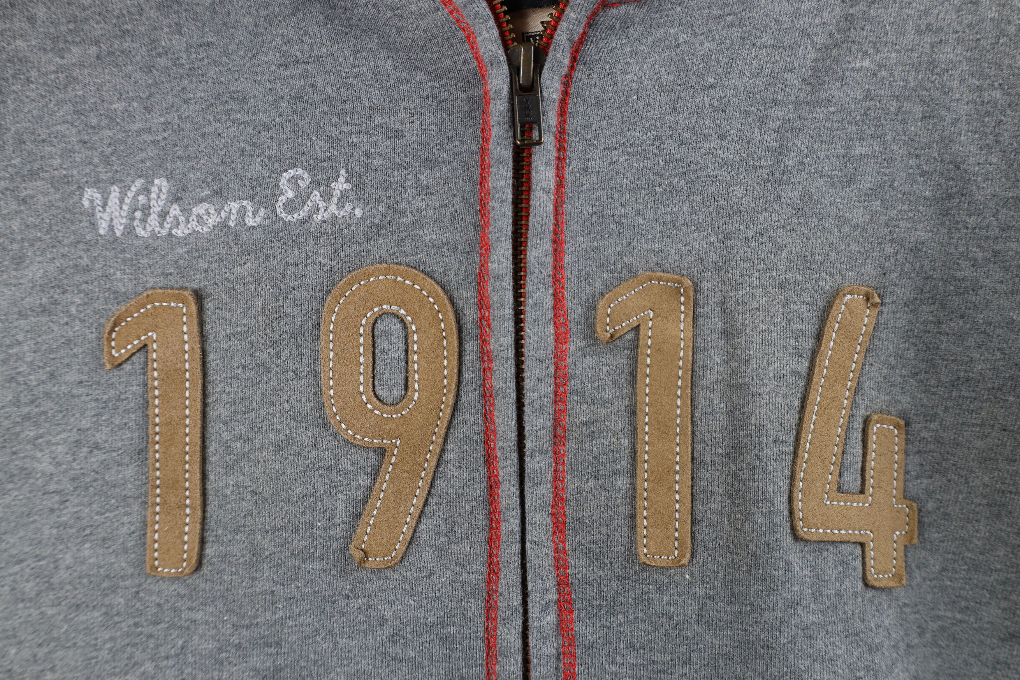 Vintage Vintage Y2K Wilson Anniversary Heavyweight Hoodie Sweatshirt Size US XL / EU 56 / 4 - 7 Thumbnail