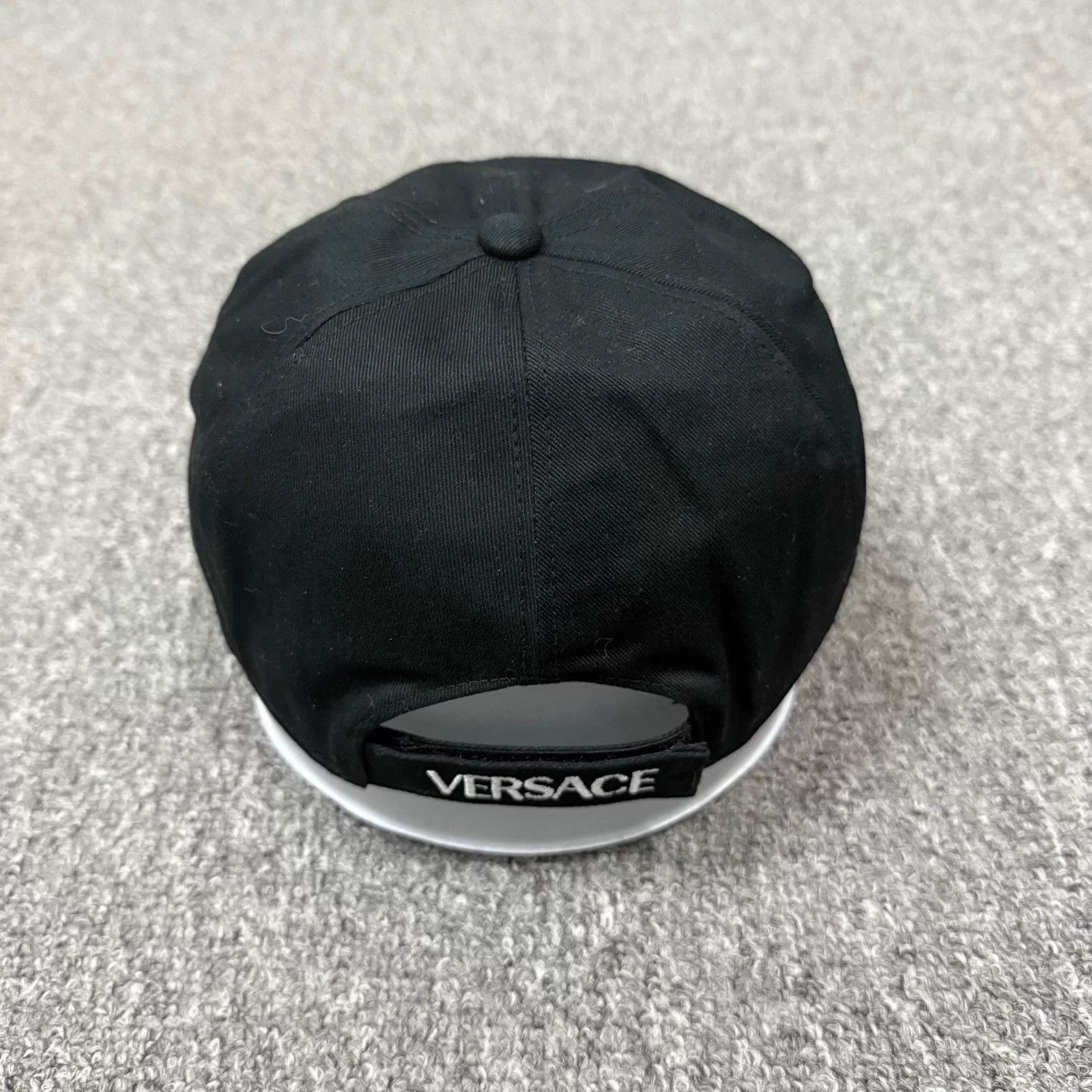 Versace Versace Black Embroidered Logo Hat NWT 59 Size ONE SIZE - 4 Thumbnail