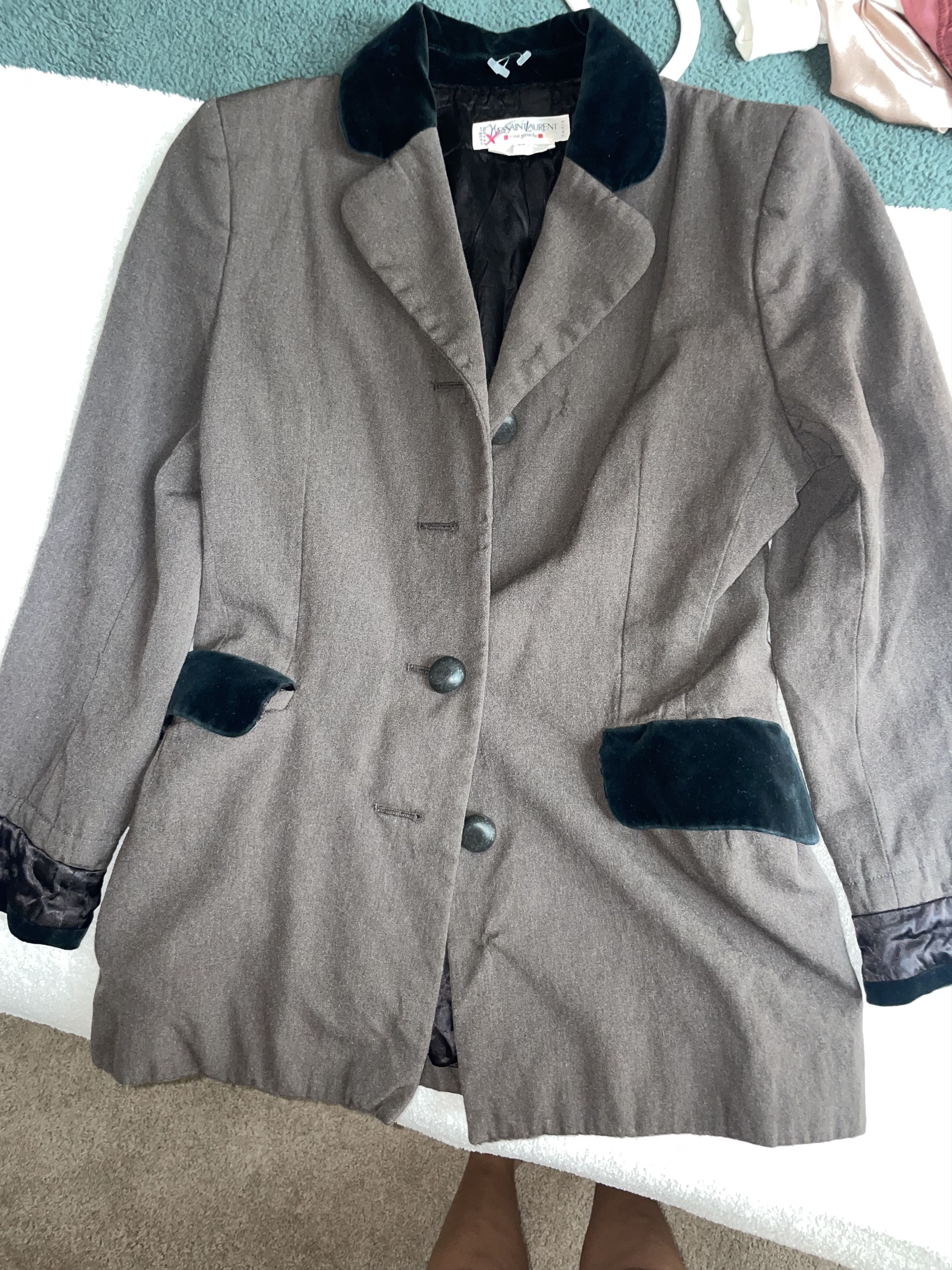 Yves Saint Laurent Vintage Yves Saint Laurent Rive Gauche Blazer Size S / US 4 / IT 40 - 1 Thumbnail
