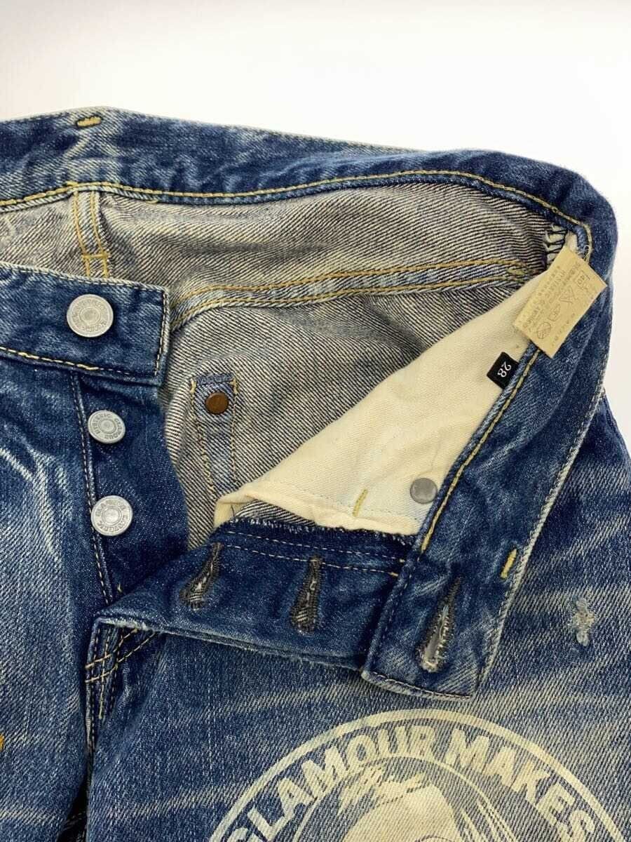 Hysteric Glamour Archive Printed Studded Denim Jeans Size US 29 - 3 Thumbnail