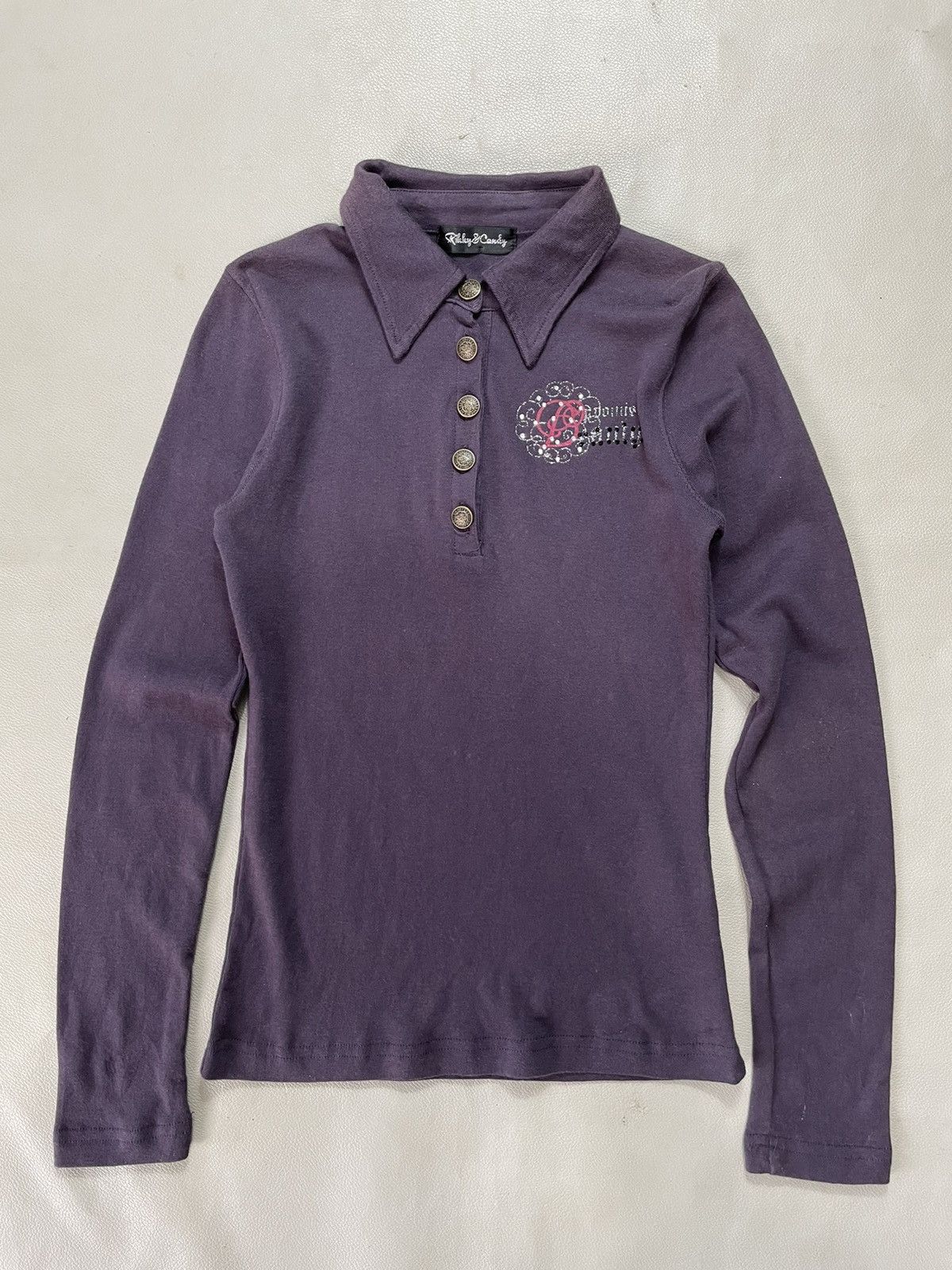 Hysteric Glamour 2000s Rikky & candy - Poem Polo longsleeve