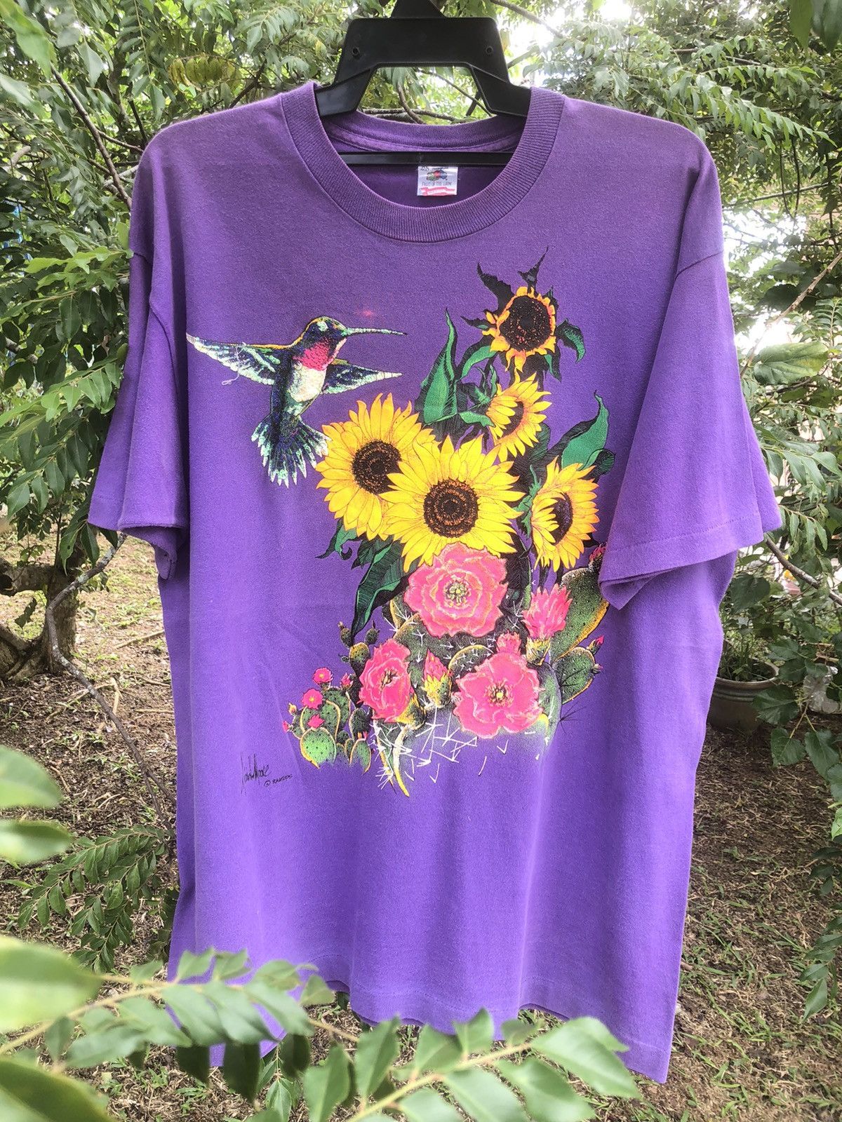 Vintage 90s The Flower Art Tee