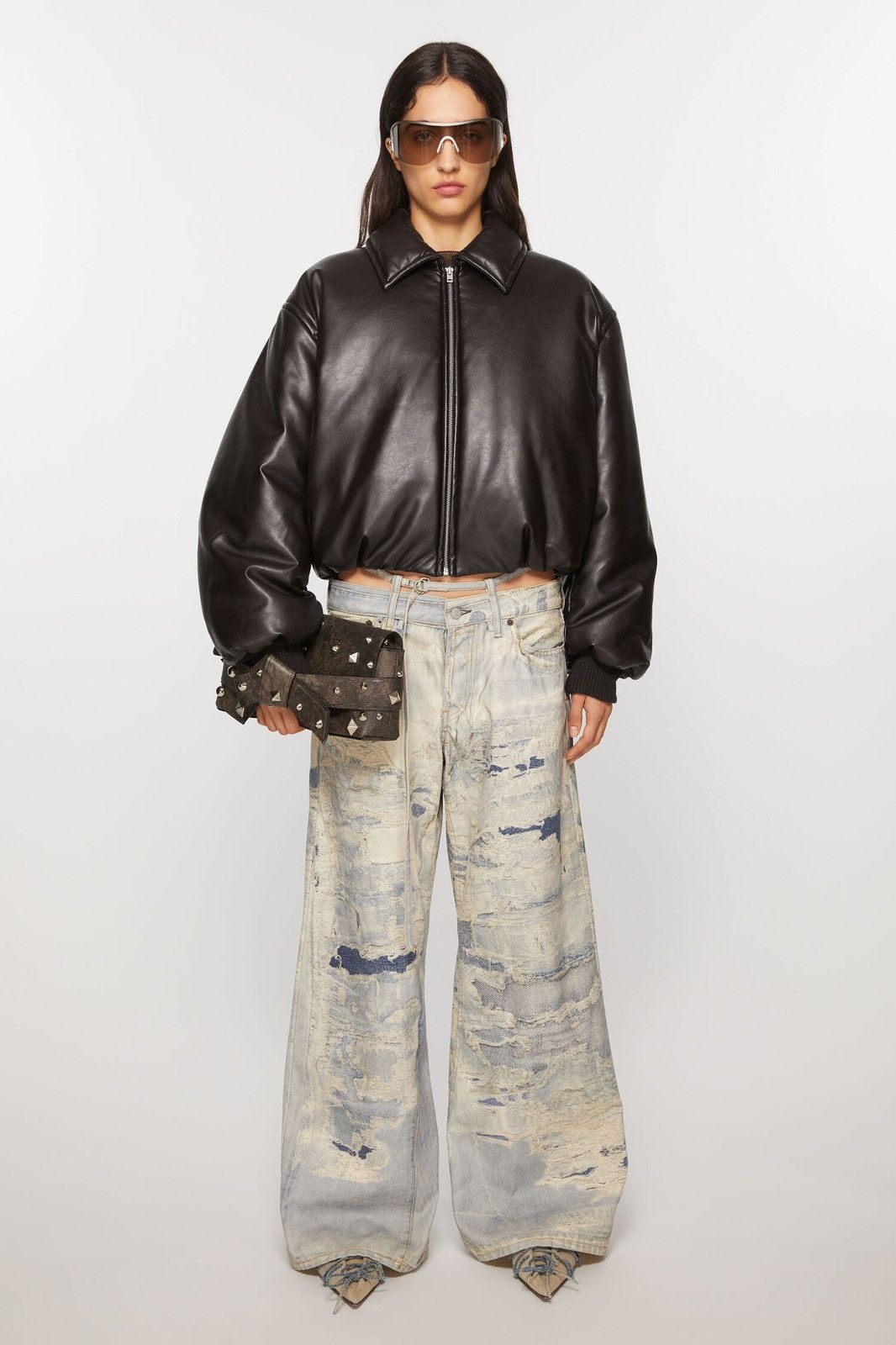 Acne Studios Acne Studios Coated Bomber Jacket Size XXS / US 00 / IT 34 - 2 Thumbnail