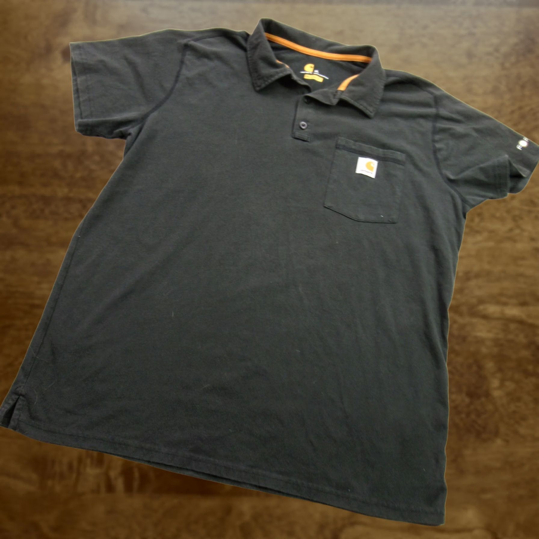 Carhartt Carhartt Polo Shirt Mens XL Short Sleeve Casual Lightweight Golf Relaxed Black Size US XL / EU 56 / 4 - 1 Thumbnail