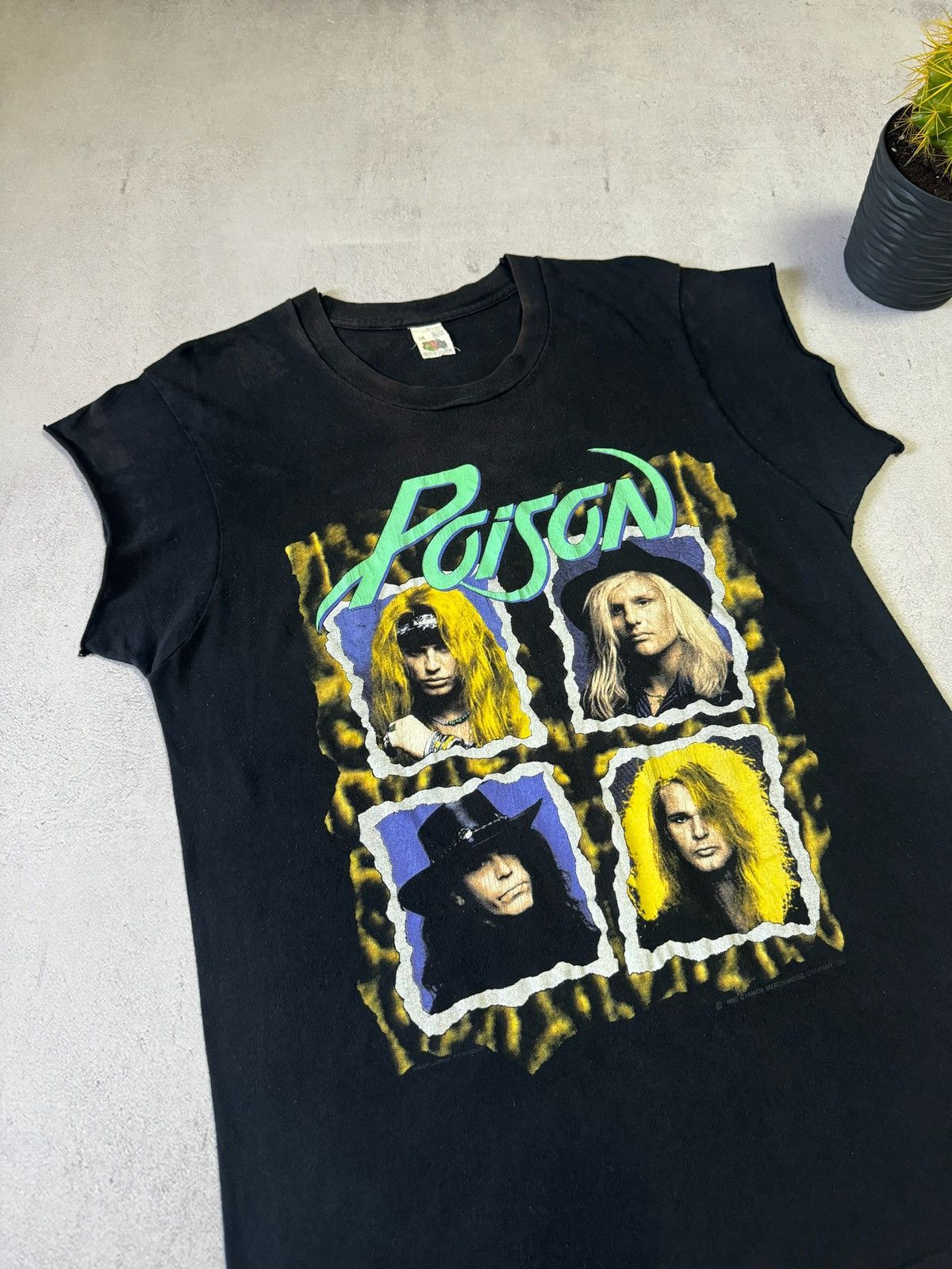 Vintage 1990-1991 POISON FRESH AND BLOOD WORLD TOUR PROMO L SIZE Size US L / EU 52-54 / 3 - 4 Thumbnail
