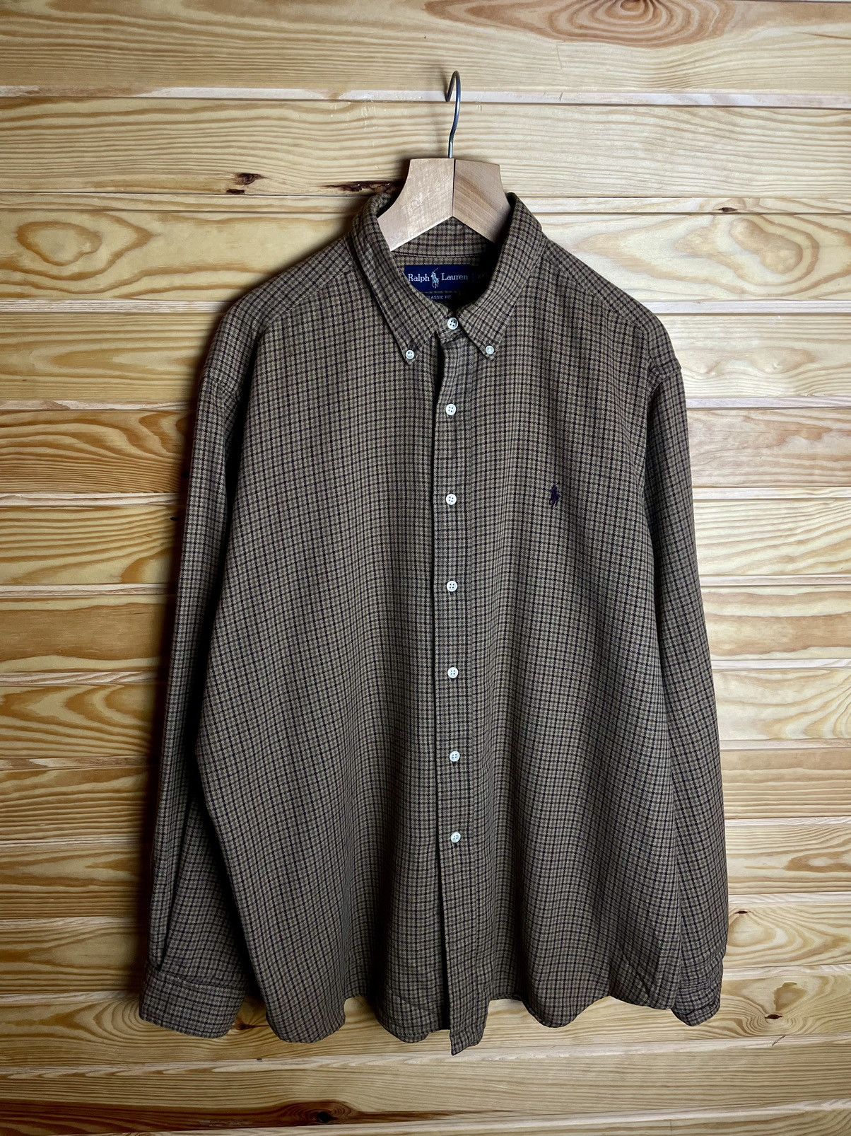 Japanese Brand × Polo Ralph Lauren × Vintage Vintage Polo Ralph Lauren Shirt Made In Hong Kong Size 90s Size US XXL / EU 58 / 5 - 2 Thumbnail