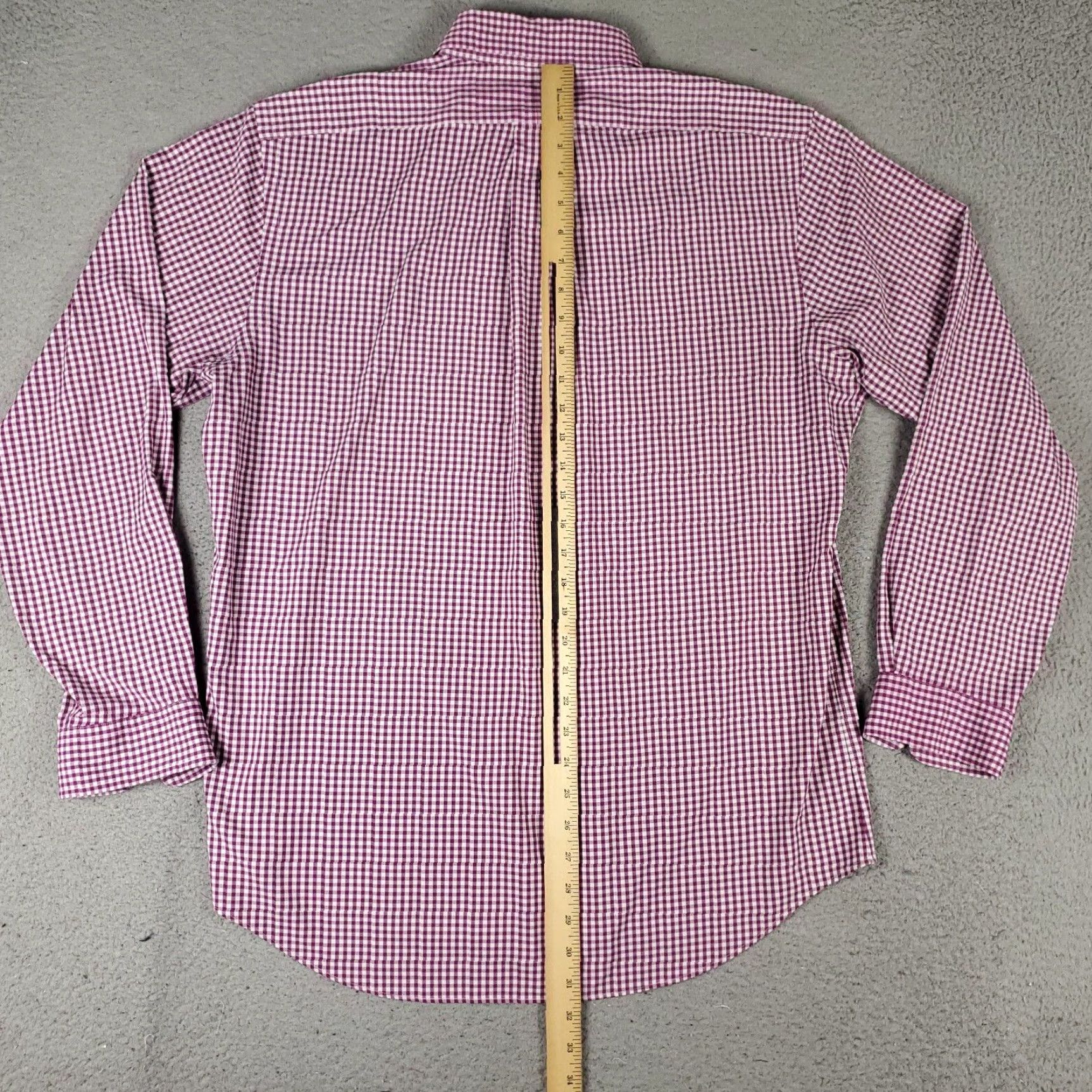 Ralph Lauren Ralph Lauren Button-Up Shirt Mens Large Purple Check Long Sleeve Performance Size US L / EU 52-54 / 3 - 6 Thumbnail