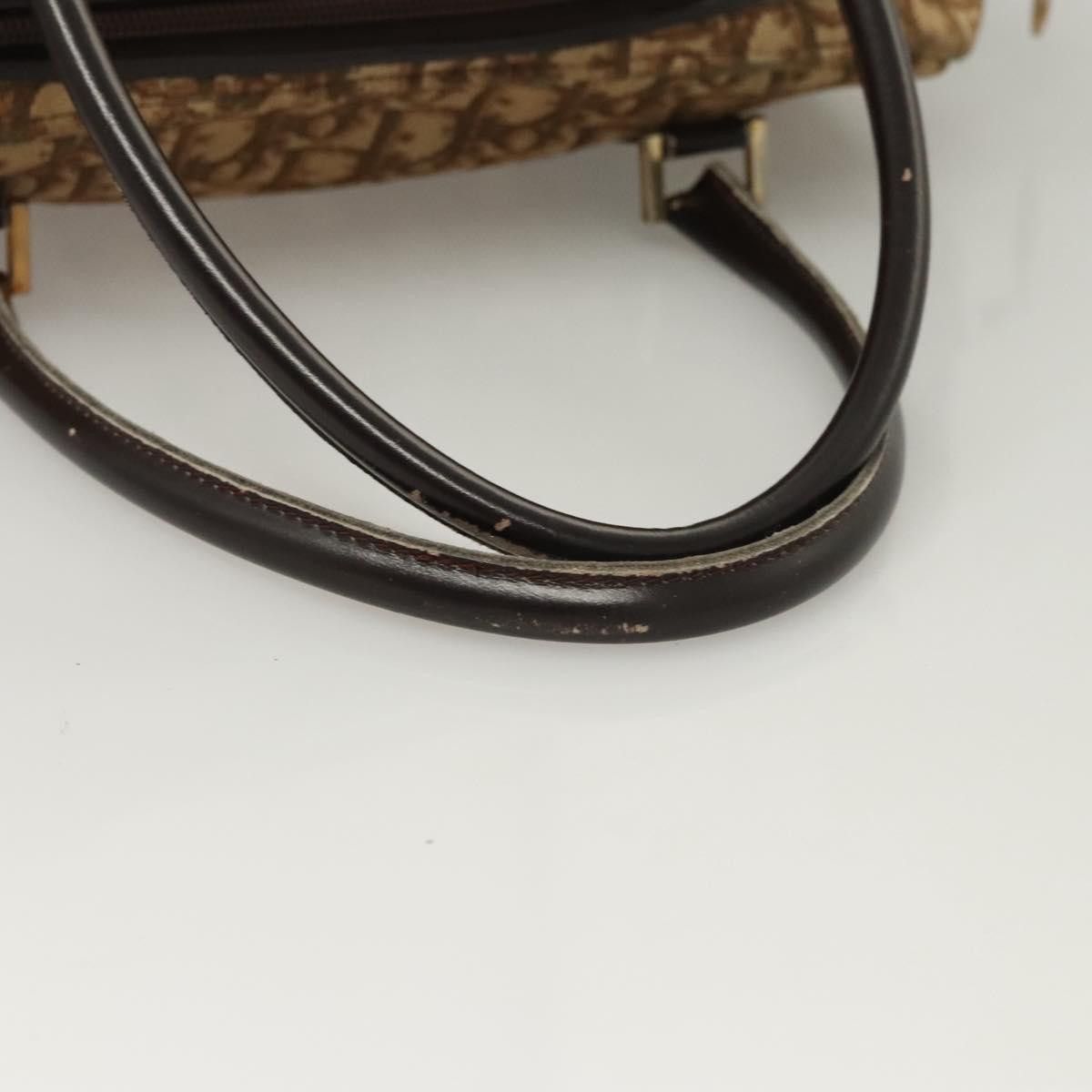 Dior DIOR Trotter Canvas Hand Bag Brown Gold Size ONE SIZE - 7 Thumbnail