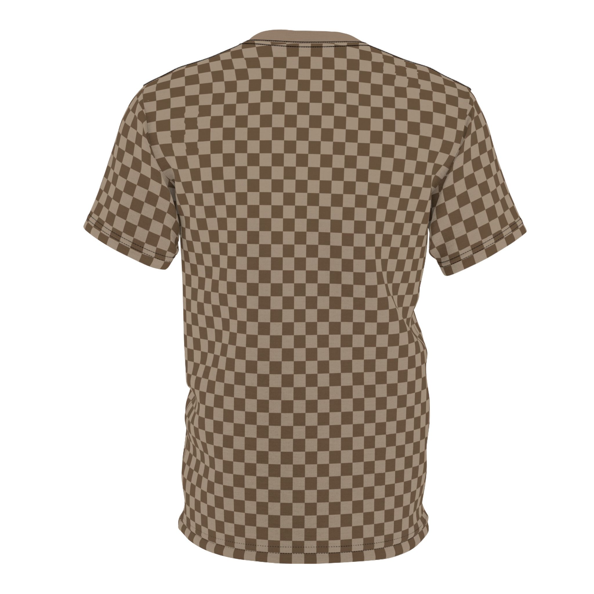 Other Brown Checker Print T-Shirt Size US XXL / EU 58 / 5 - 3 Thumbnail