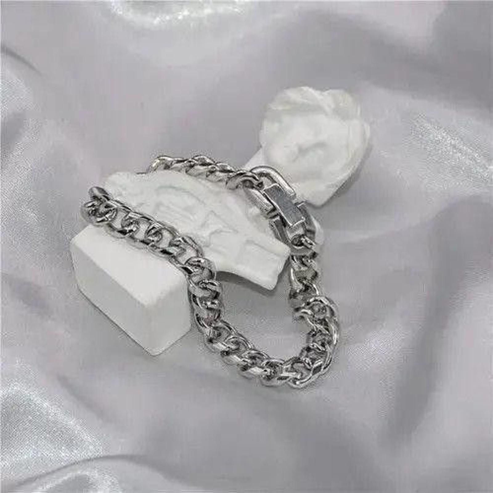 Jewelry Stainless Steel Snap Bracelet Size ONE SIZE - 4 Thumbnail