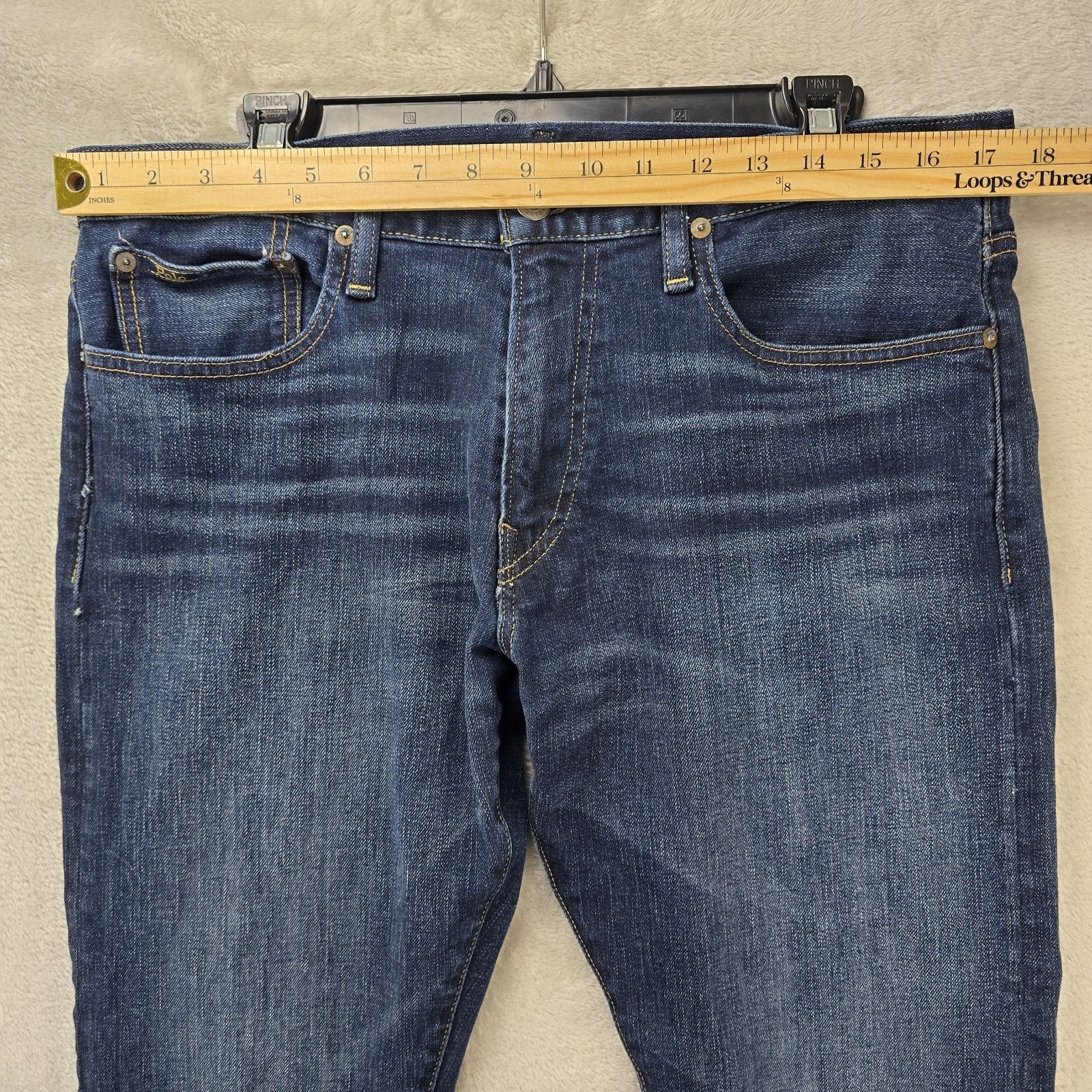 Polo Ralph Lauren Polo Ralph Lauren Jeans 33x30 Fit 34x29 Varick Slim Straight Size US 33 - 11 Thumbnail